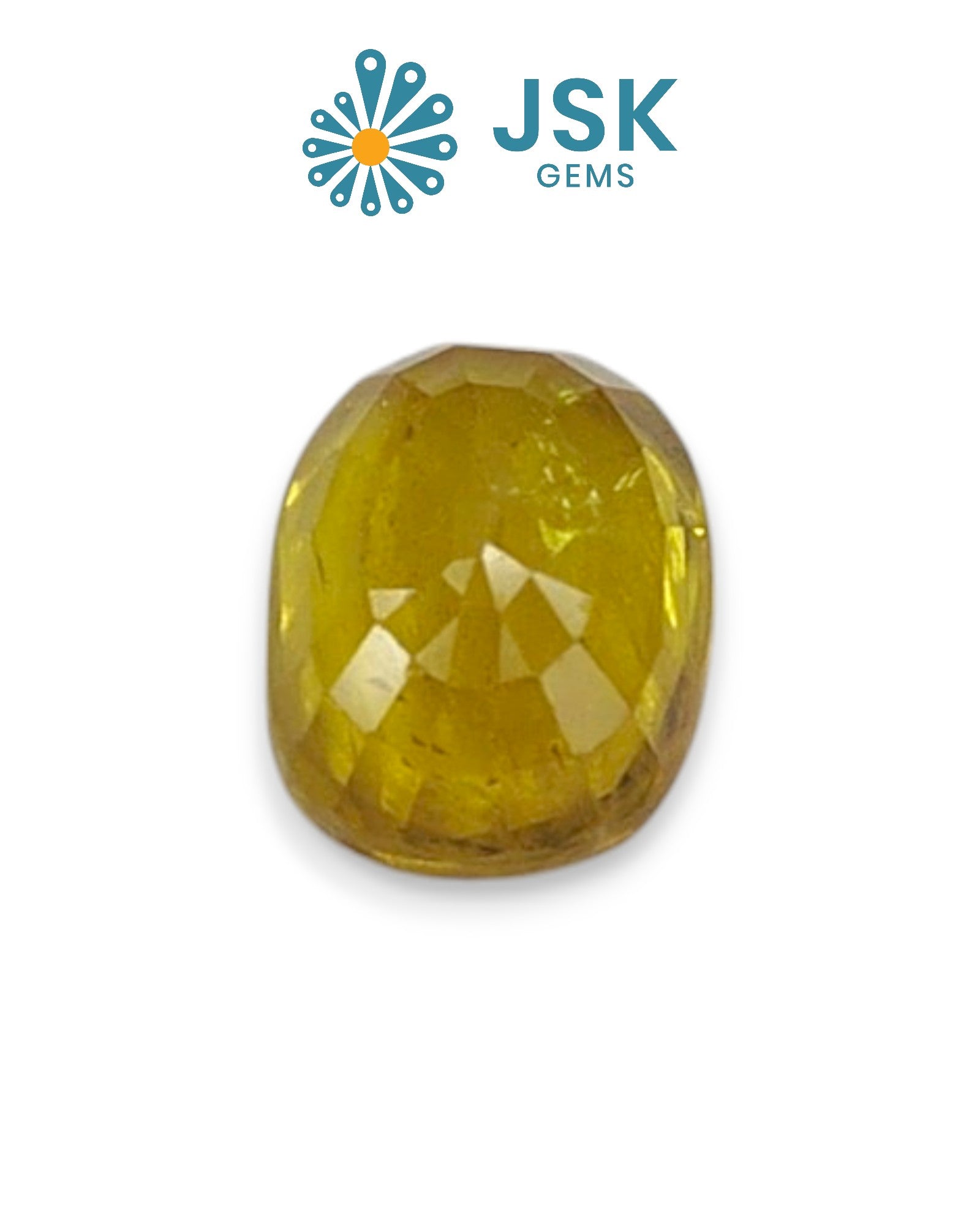 Top Grade 5.95 Ct - 6.61 Ratti Natural Bangkok Yellow Sapphire - Pukhraj