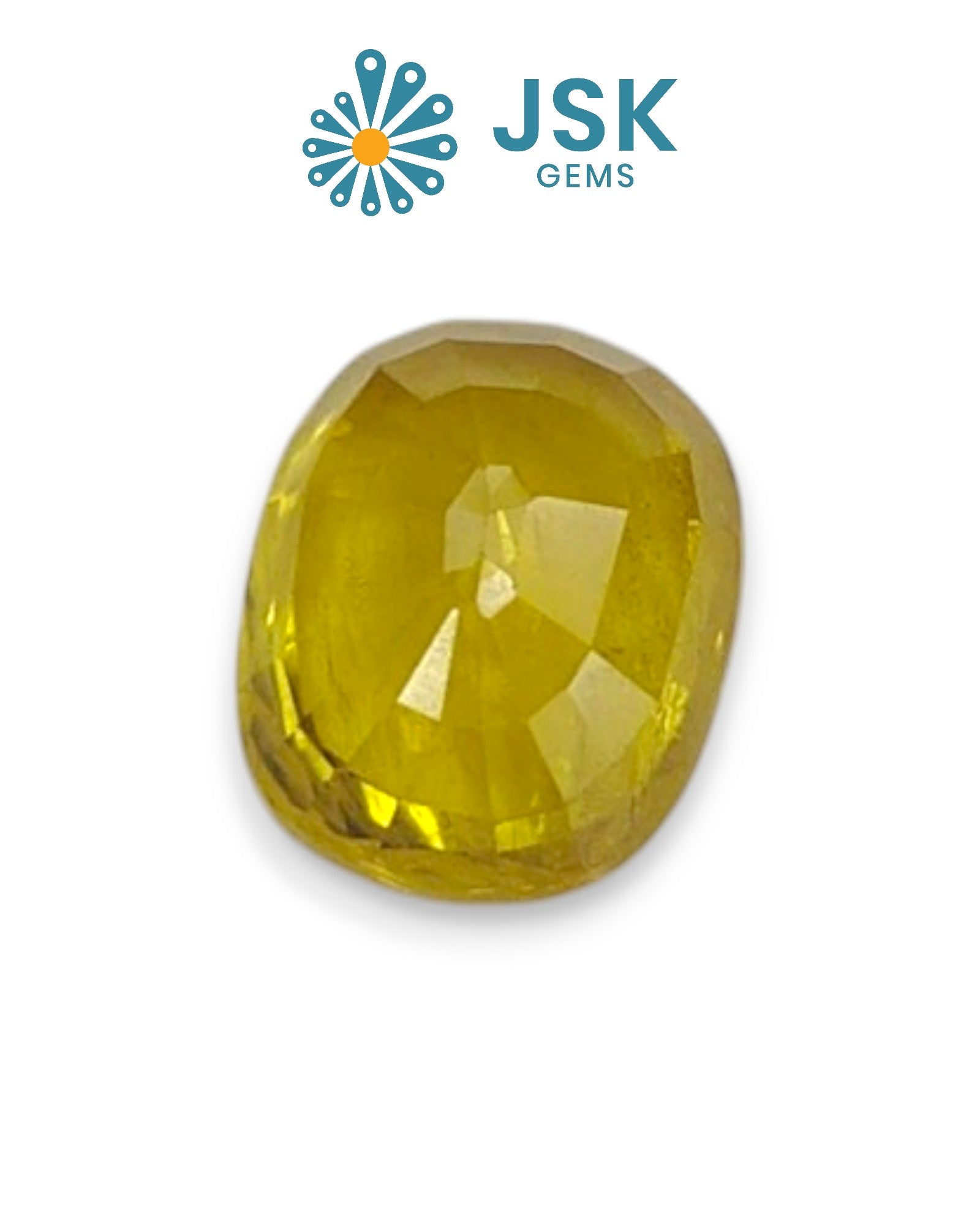 Top Grade 6.46 Ct - 7.18 Ratti Natural Bangkok Yellow Sapphire - Pukhraj
