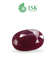 GTL Certified 6.25 Ct - 6.94 Ratti Unheated Untreated Natural Ruby Manik
