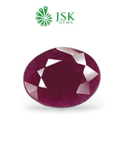 Top Certified 8.28 Ct - 9.20 Ratti Unheated Untreated Natural Ruby Manik