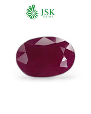 Top Certified 3.10 Ct - 3.44 Ratti Unheated Untreated Natural Ruby Manik