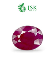 Top Grade GTL Certified 6.33 Ct - 7.03 Ratti Unheated Untreated Natural Ruby Manik