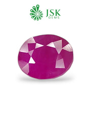 Top GTL Certified 6.22 Ct - 6.91 Ratti Unheated Untreated Natural Ruby Manik