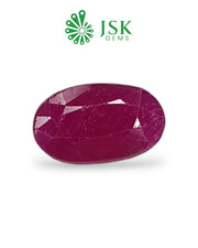 Top Certified 4.59 Ct - 5.10 Ratti Unheated Untreated Natural Ruby Manik
