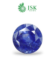 IDI Certified 4.47 Ct - 4.97  Ratti Natural Ceylon Blue Sapphire - Neelam(Round)
