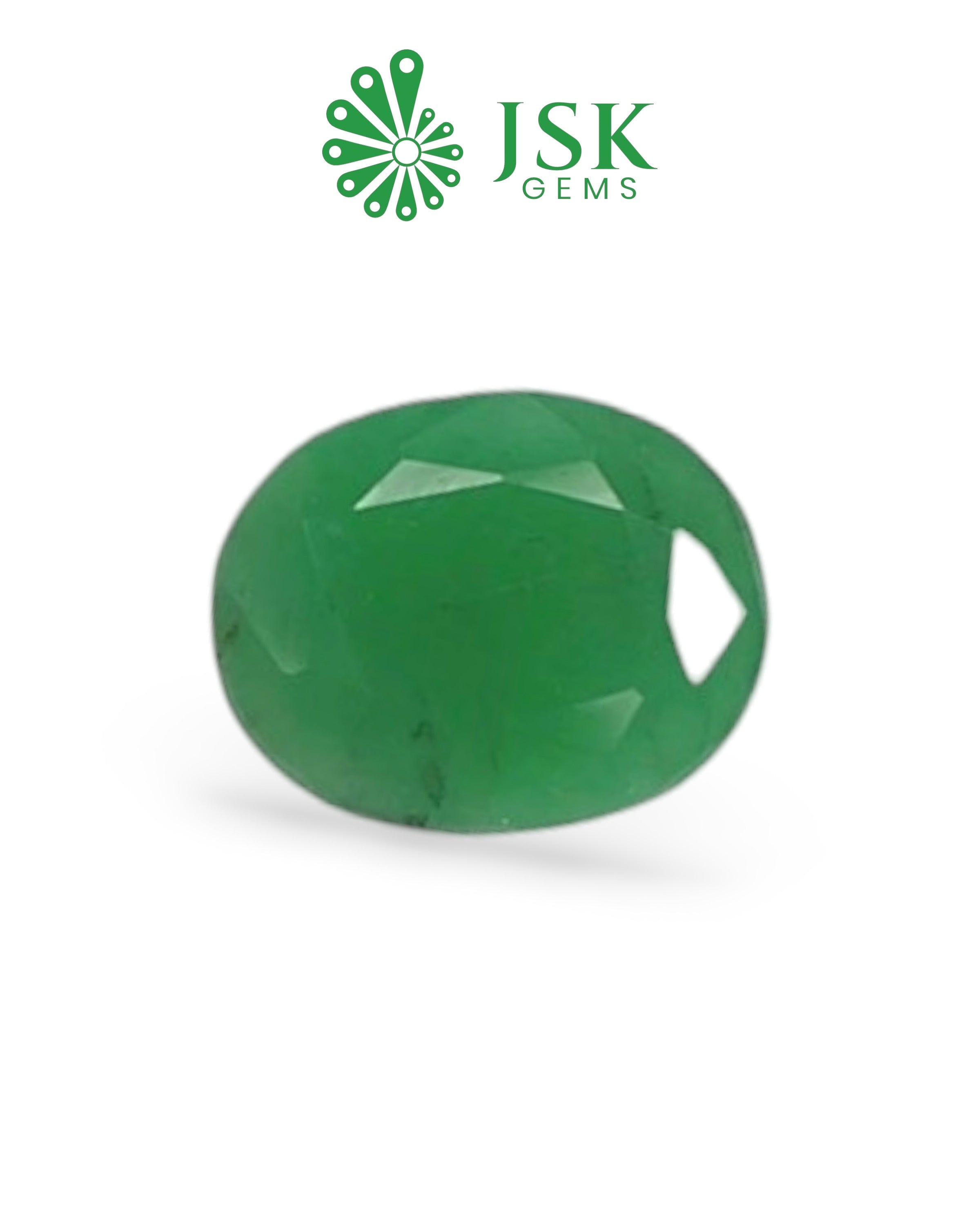 Premium Grade 4.58 Ct - 5.09 Ratti Natural Emerald - Panna