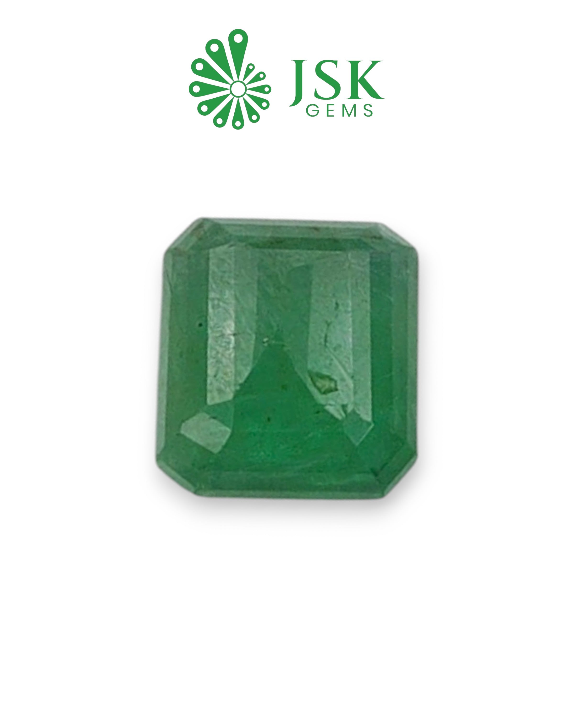 Premium Grade 4.60 Ct - 5.11 Ratti Natural Emerald - Panna