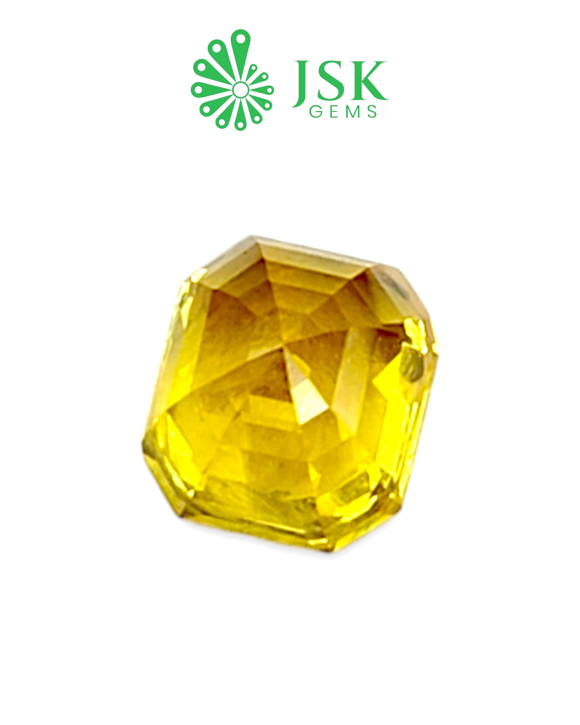 Top Grade 6.16 Ct - 6.84  Ratti Natural Bangkok Yellow Sapphire - Pukhraj
