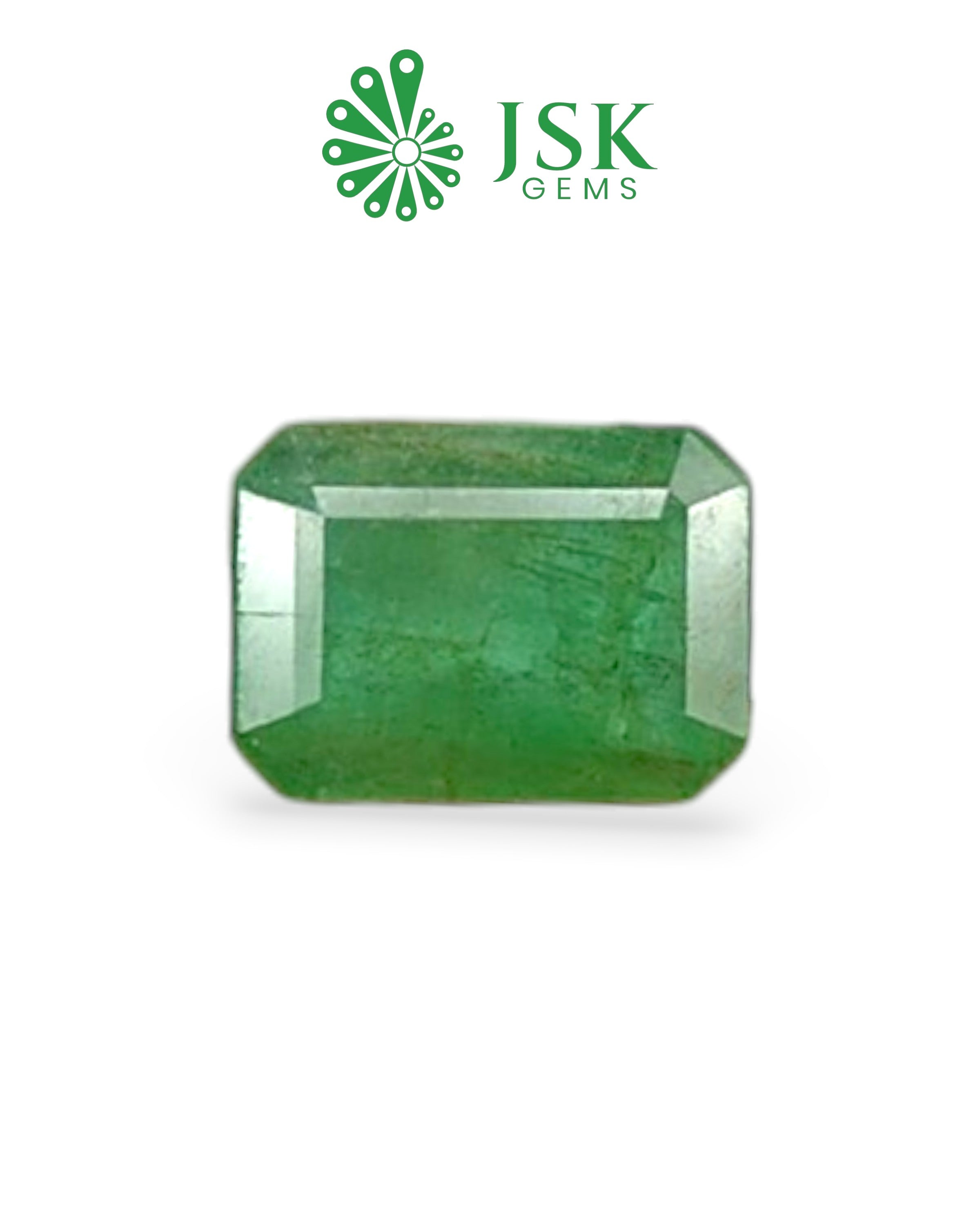 Premium Grade 5.62 Ct - 6.24 Ratti Natural Emerald - Panna