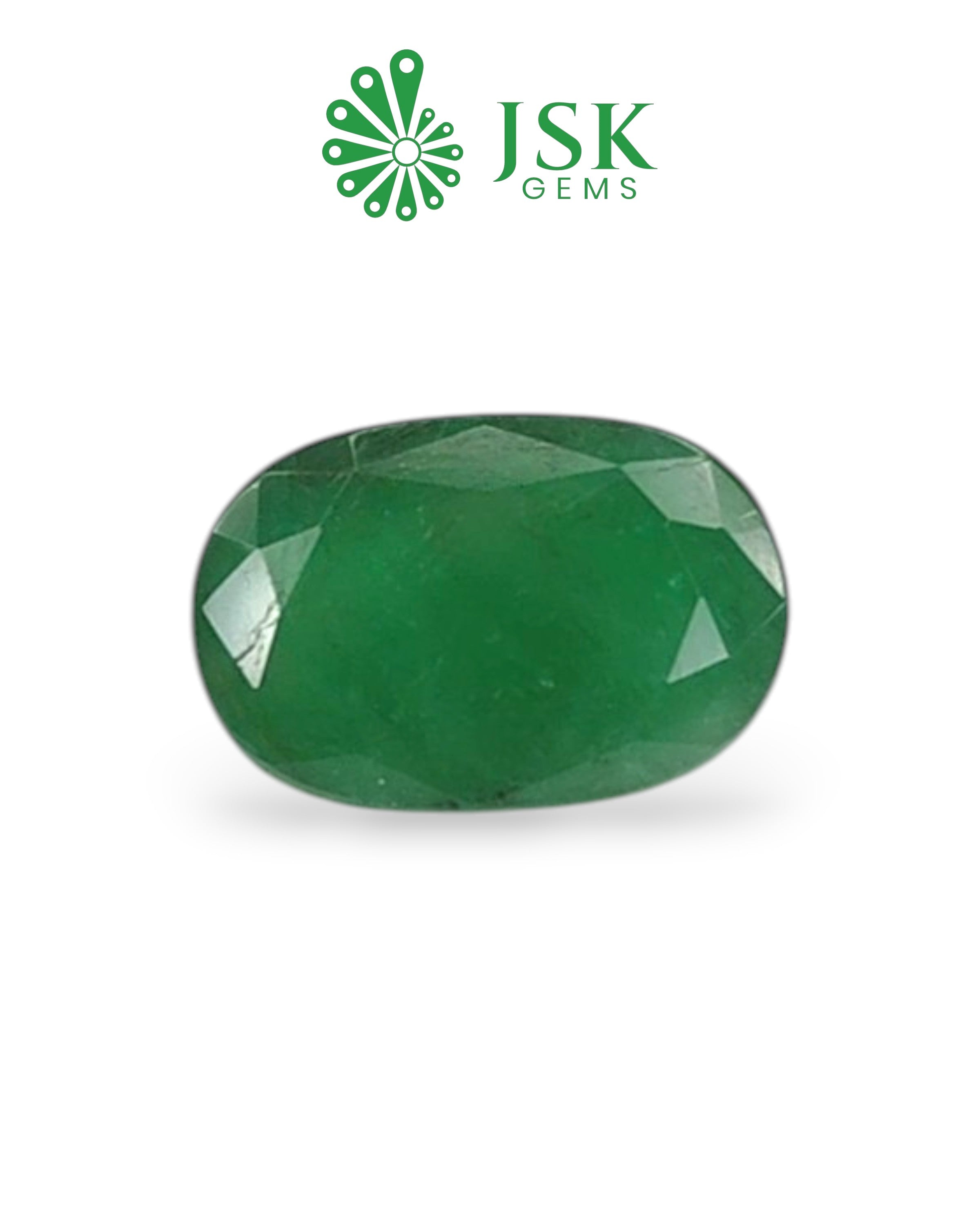 Premium Grade 6.97 Ct - 7.74 Ratti Natural Emerald - Panna