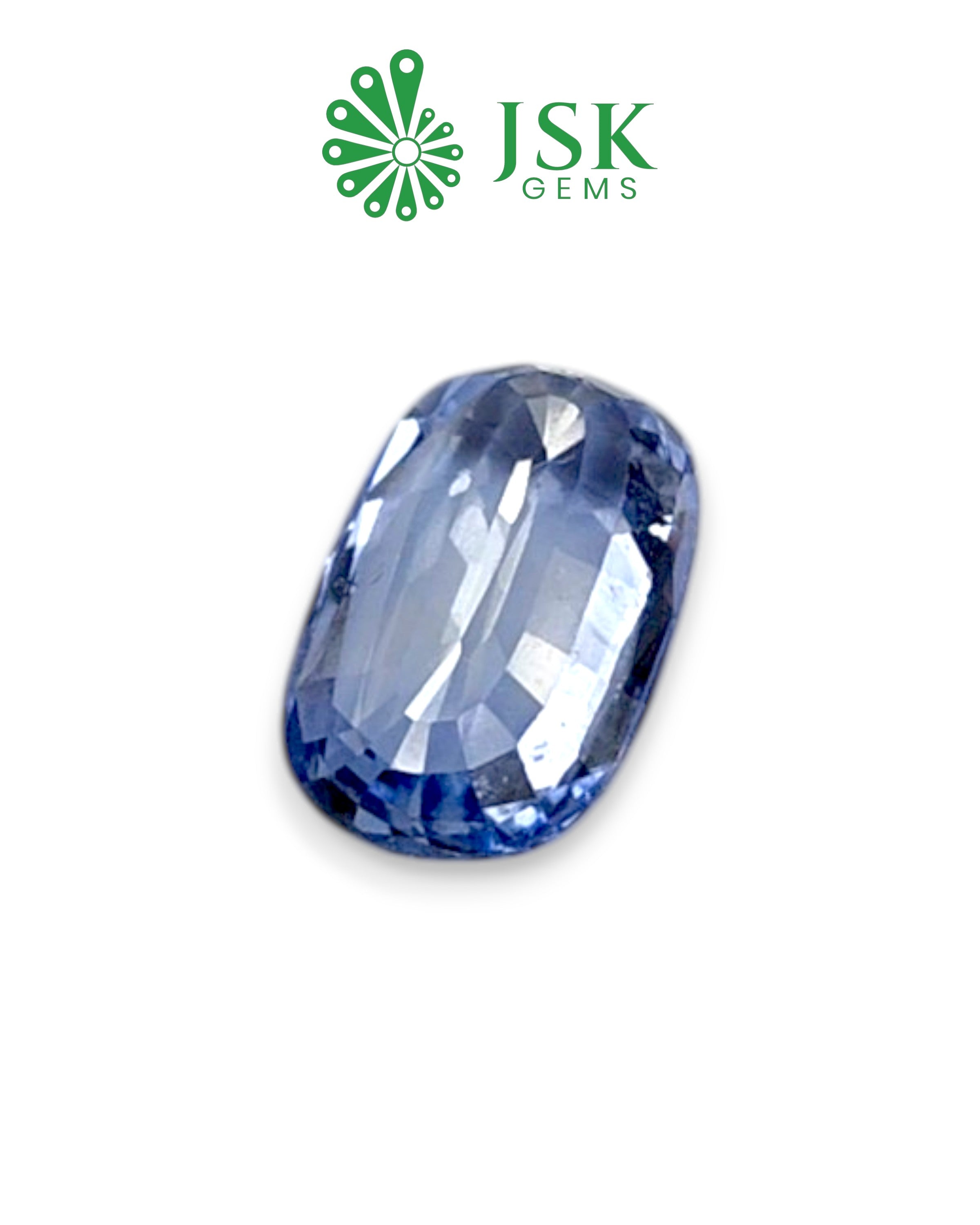 IDI Certified 4.79 Ct - 5.32  Ratti Natural Ceylon Blue Sapphire - Neelam