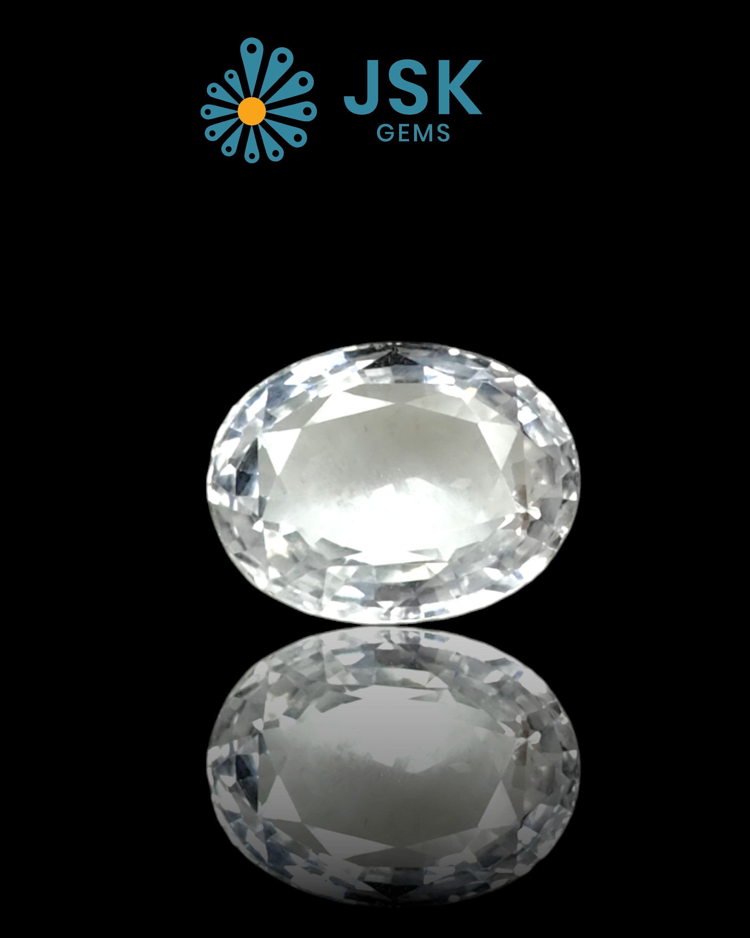 Top Grade 9.38 Ct - 10.42 Ratti  Natural White Topaz