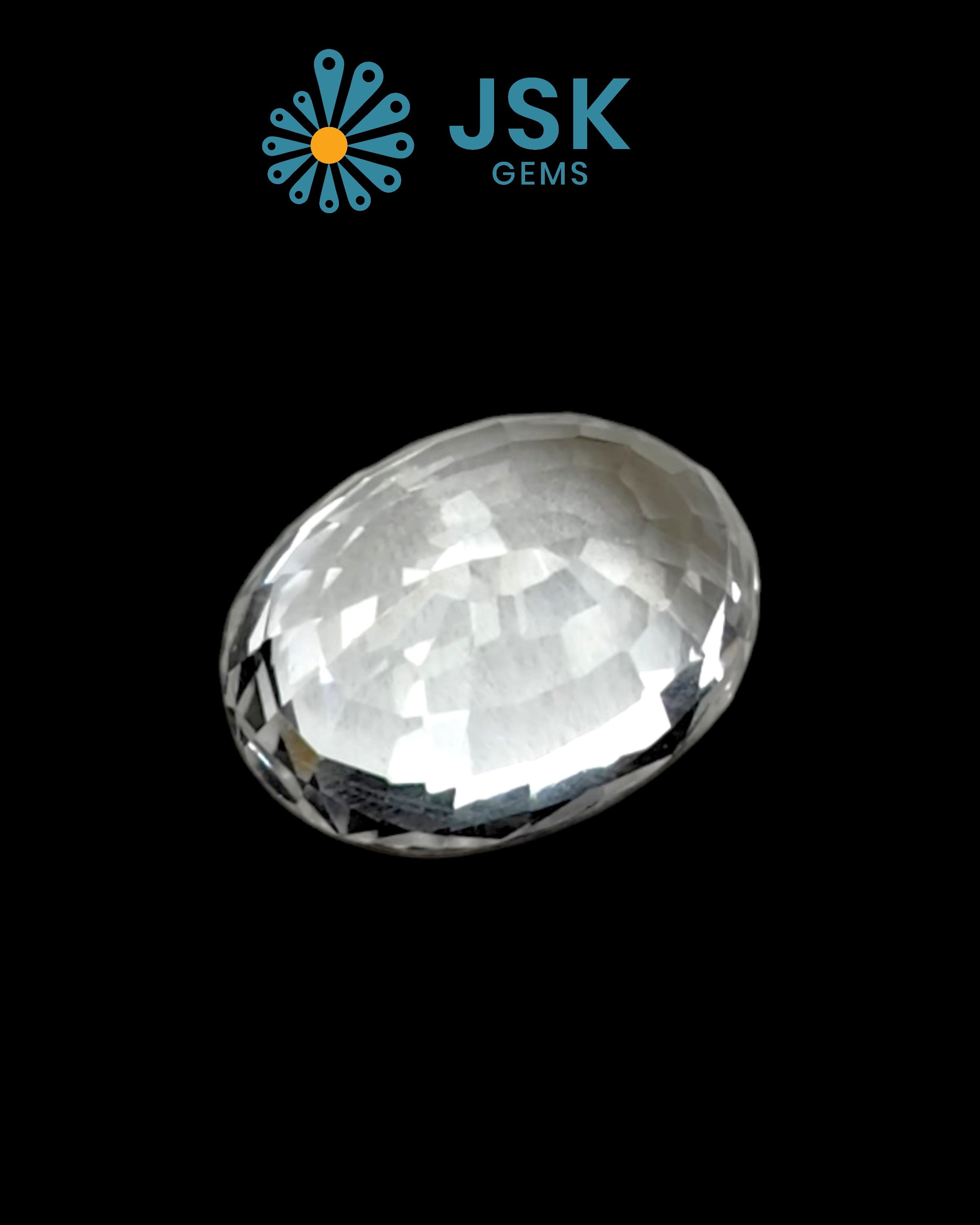 Top Grade 9.38 Ct - 10.42 Ratti  Natural White Topaz