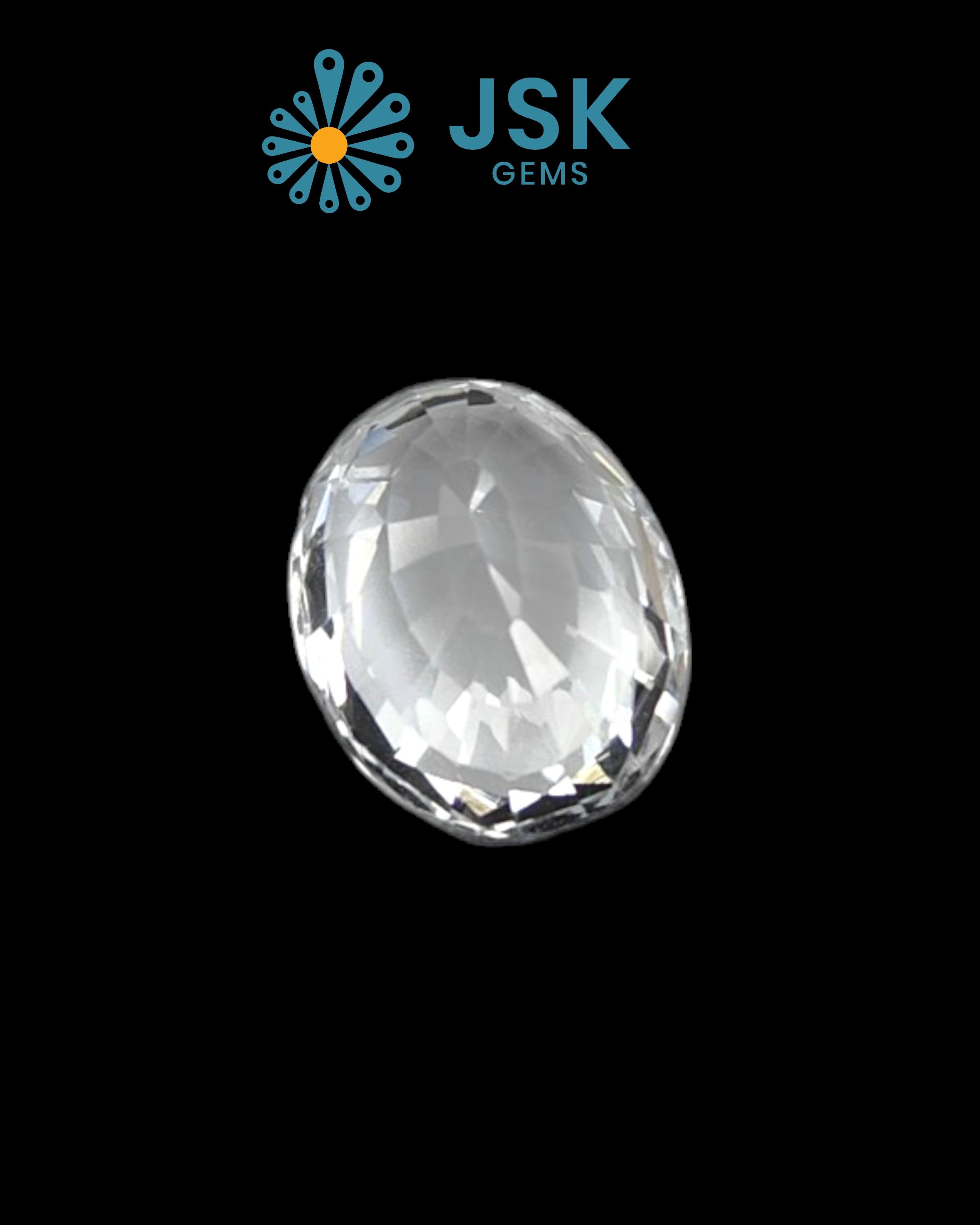 Top Grade 7.52 Ct - 8.36 Ratti  Natural White Topaz
