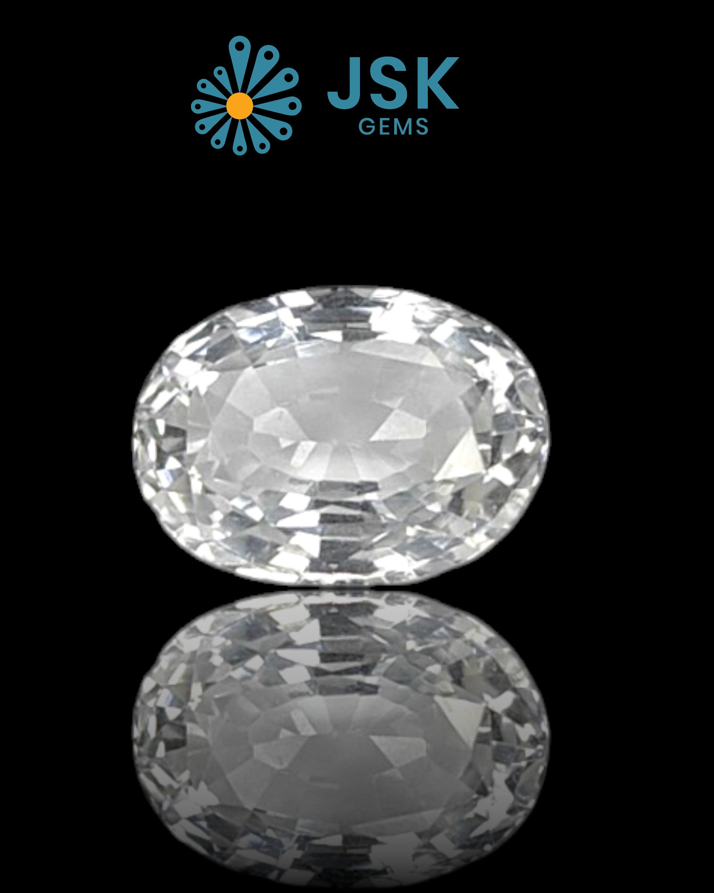 Top Grade 8.62 Ct - 9.58 Ratti  Natural White Topaz