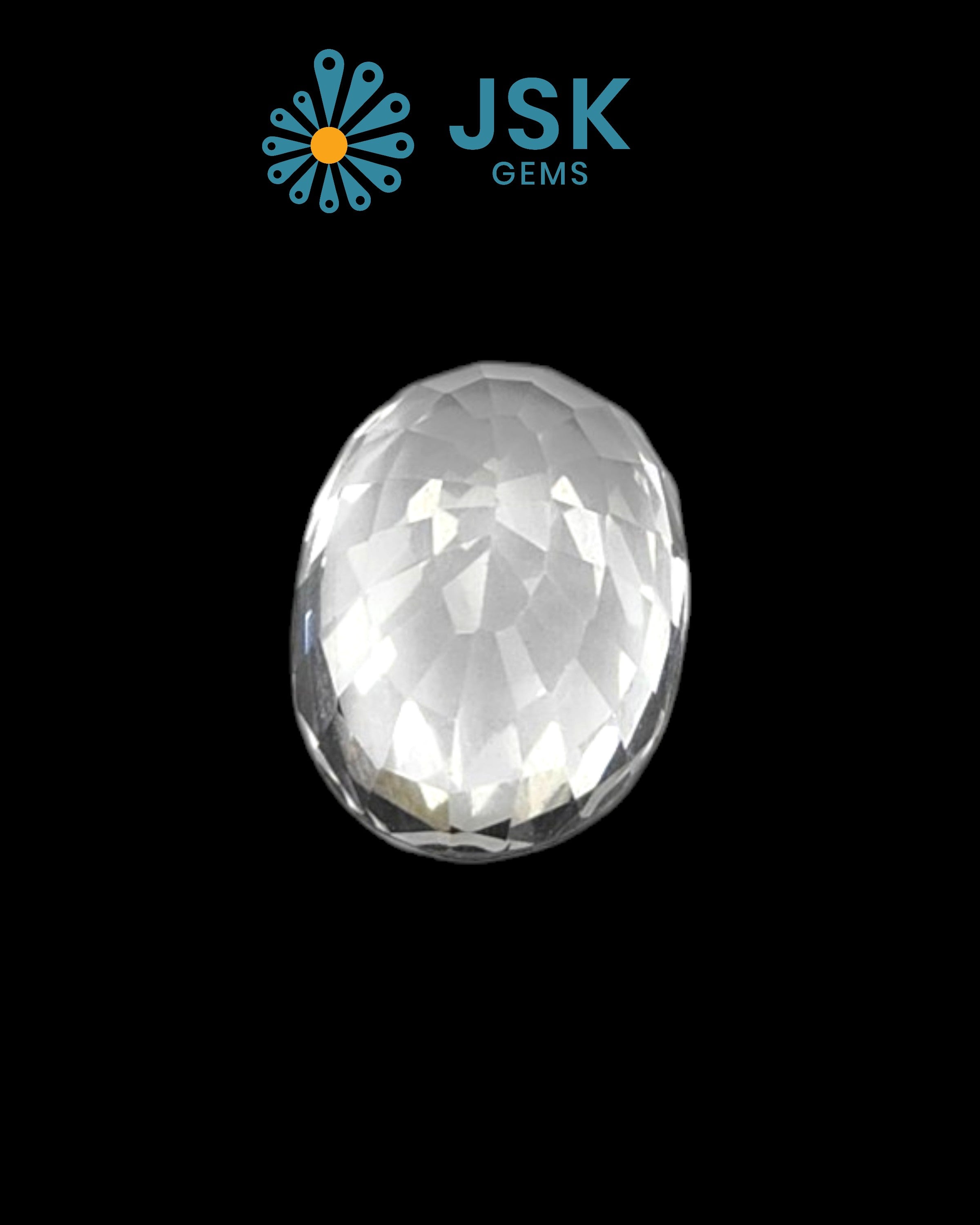 Top Grade 8.62 Ct - 9.58 Ratti  Natural White Topaz