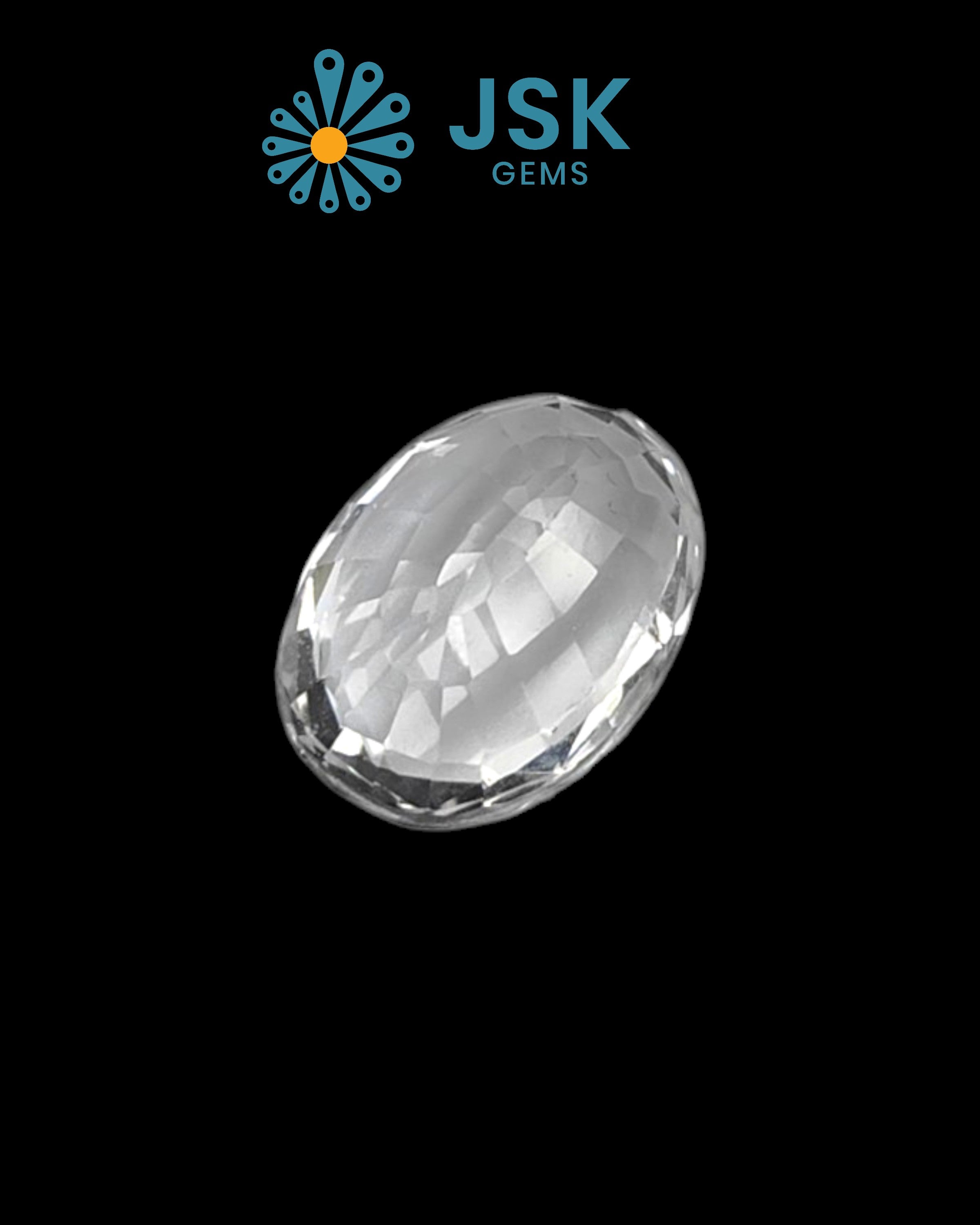 Top Grade 6.52 Ct - 7.24 Ratti  Natural White Topaz