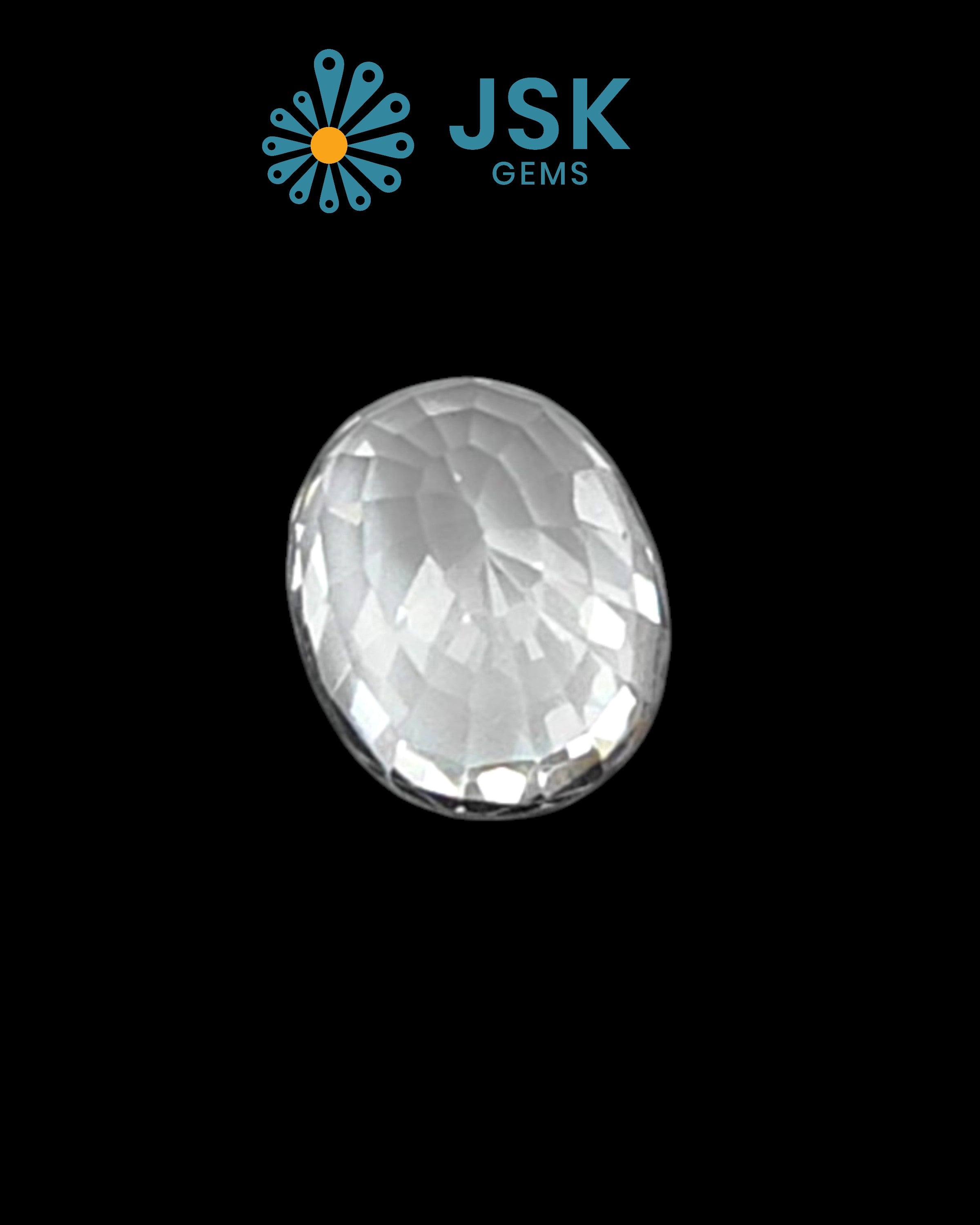Top Grade 4.61 Ct - 5.12 Ratti  Natural White Topaz