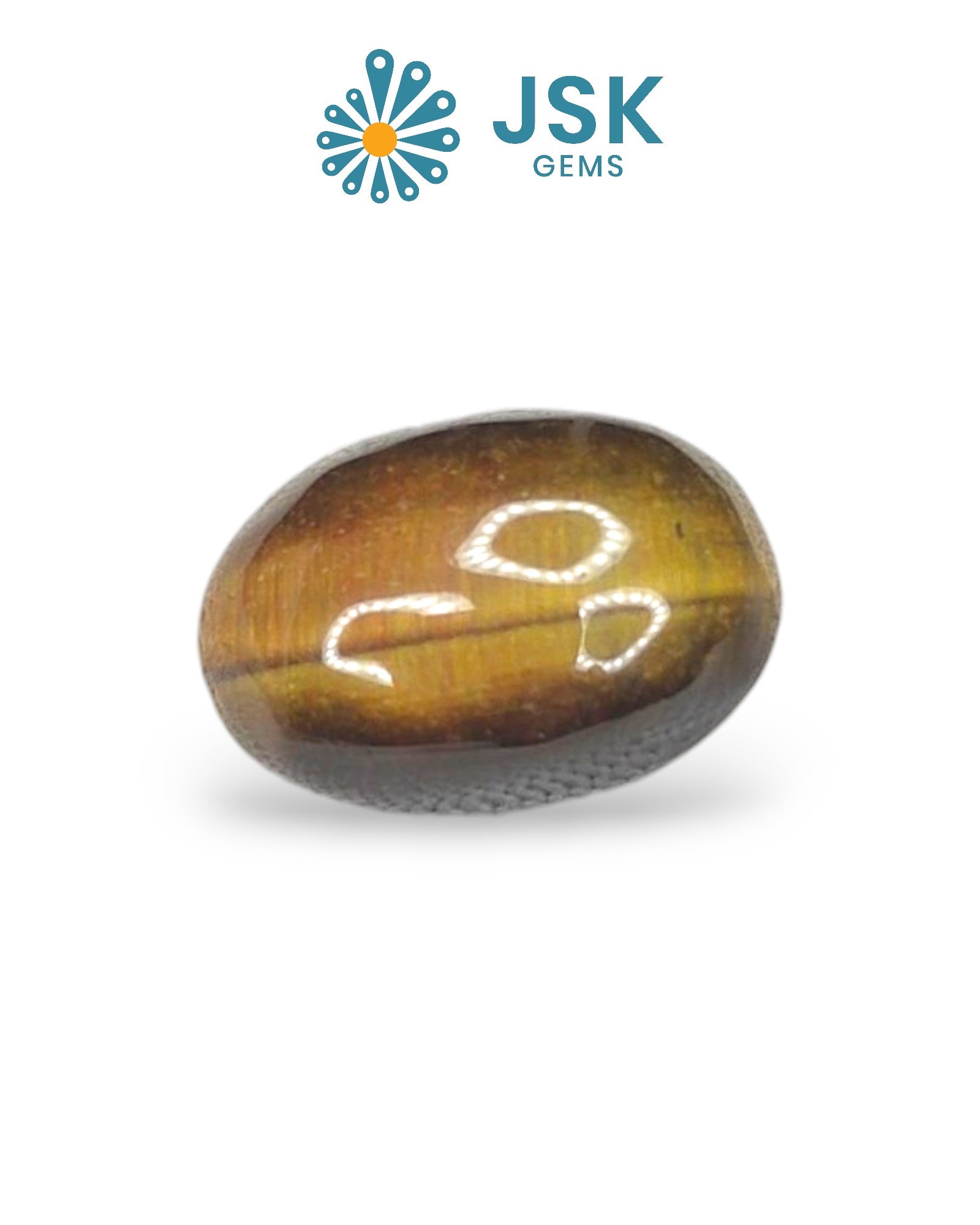 12.09 Ct - 13.43 Ratti Natural Tiger Eye Gemstone