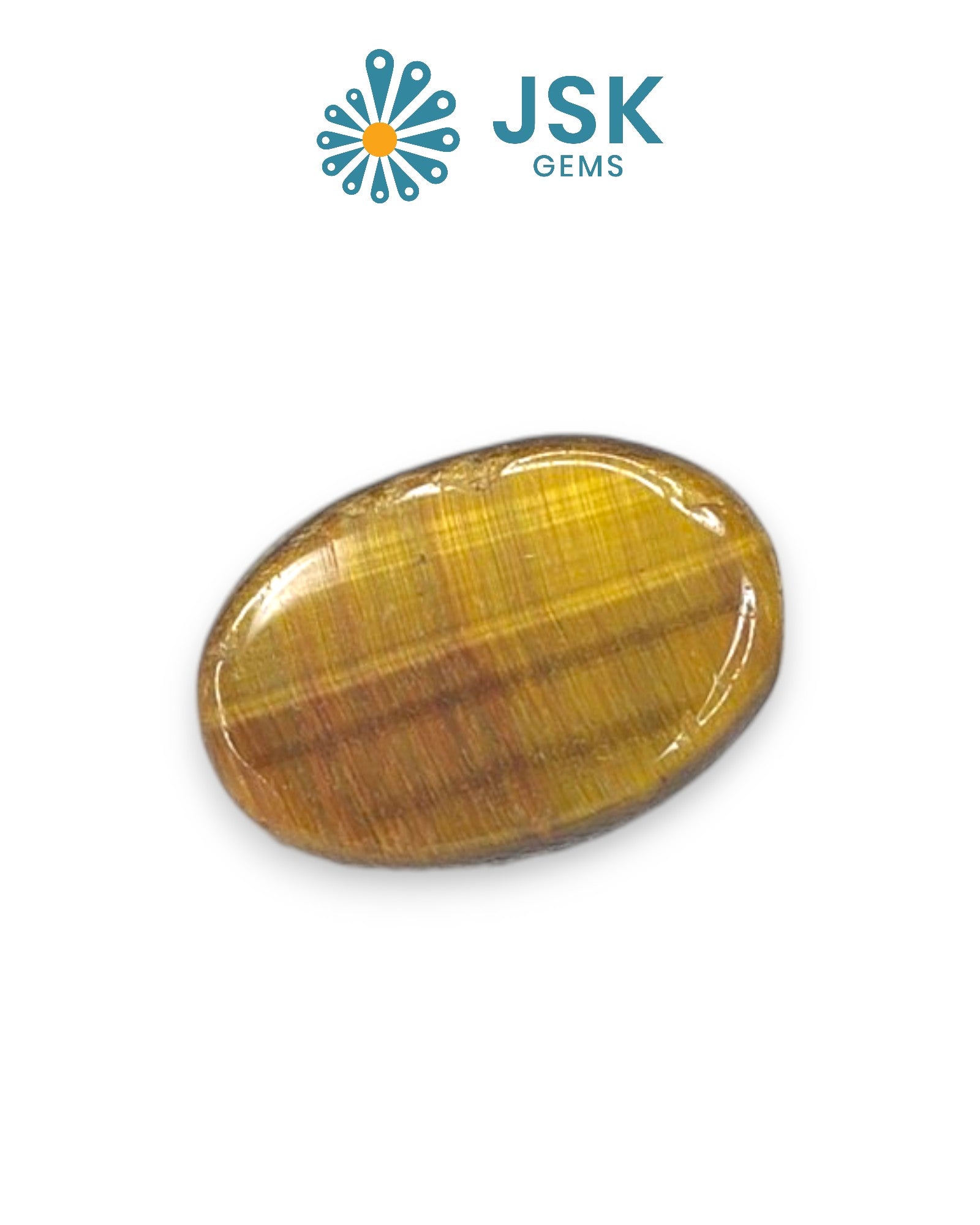 12.09 Ct - 13.43 Ratti Natural Tiger Eye Gemstone
