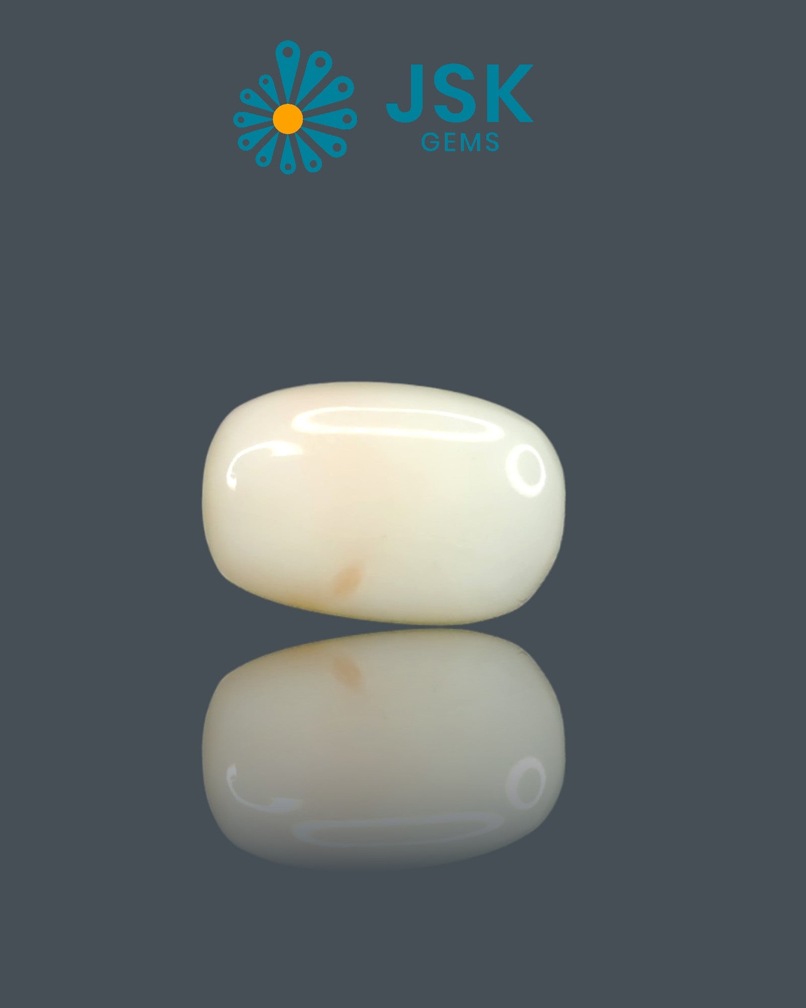 Premium Grade 13.56 Ct - 15.07 Ratti Natural White Coral/Safed Moonga