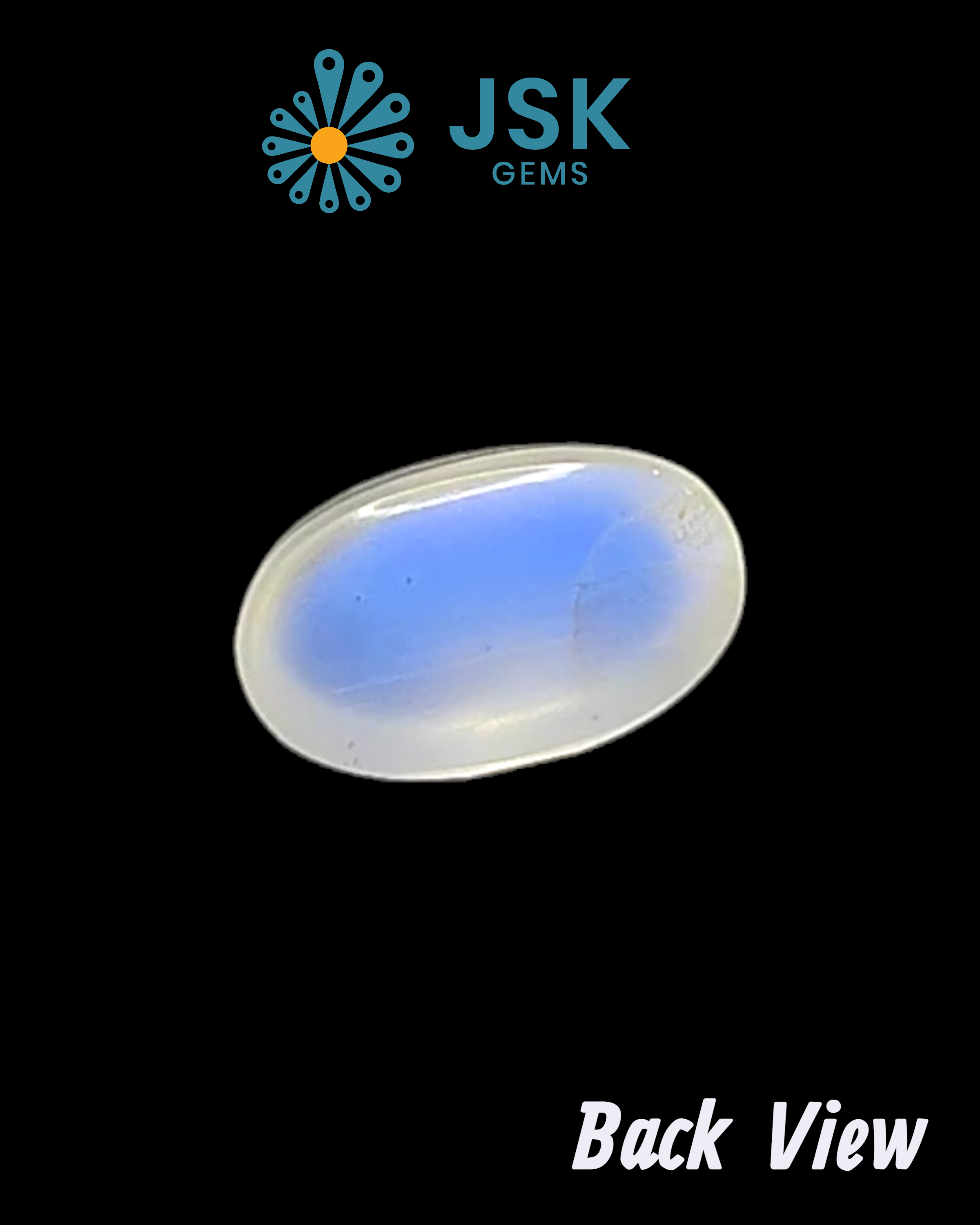 JTL Certified 7.61 Ct - 8.46 Ratti Natural Moonstone - Chandrakantmani