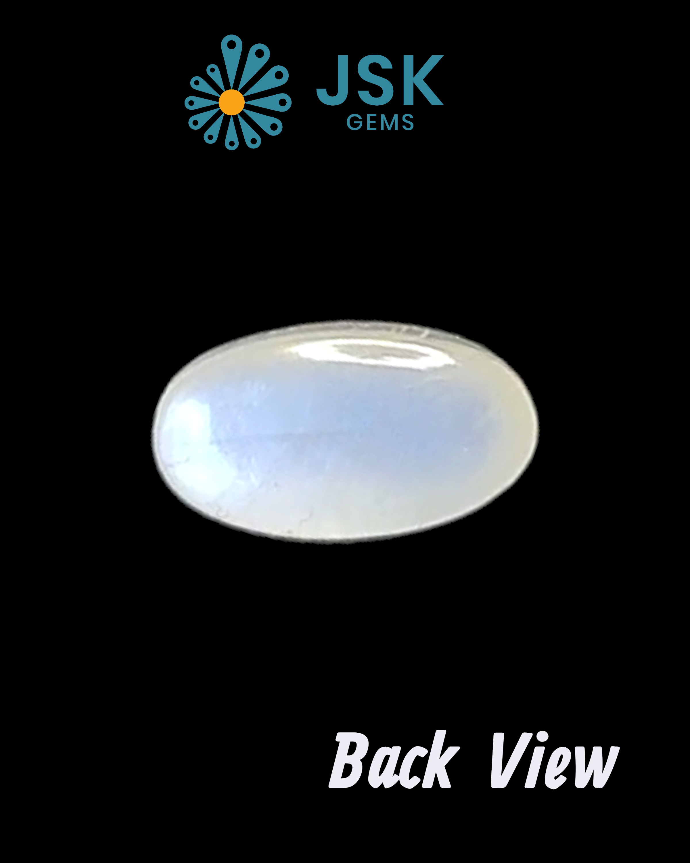 JTL Certified 5.21 Ct - 5.79 Ratti Natural Moonstone - Chandrakantmani