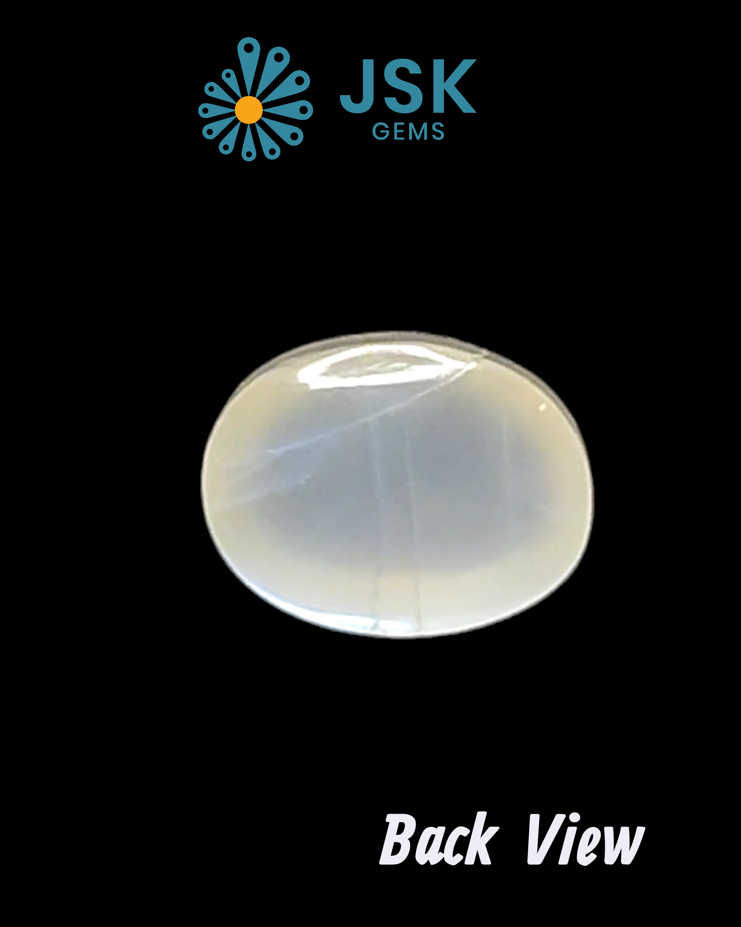 JTL Certified 9.85 Ct - 10.94 Ratti Natural Moonstone - Chandrakantmani