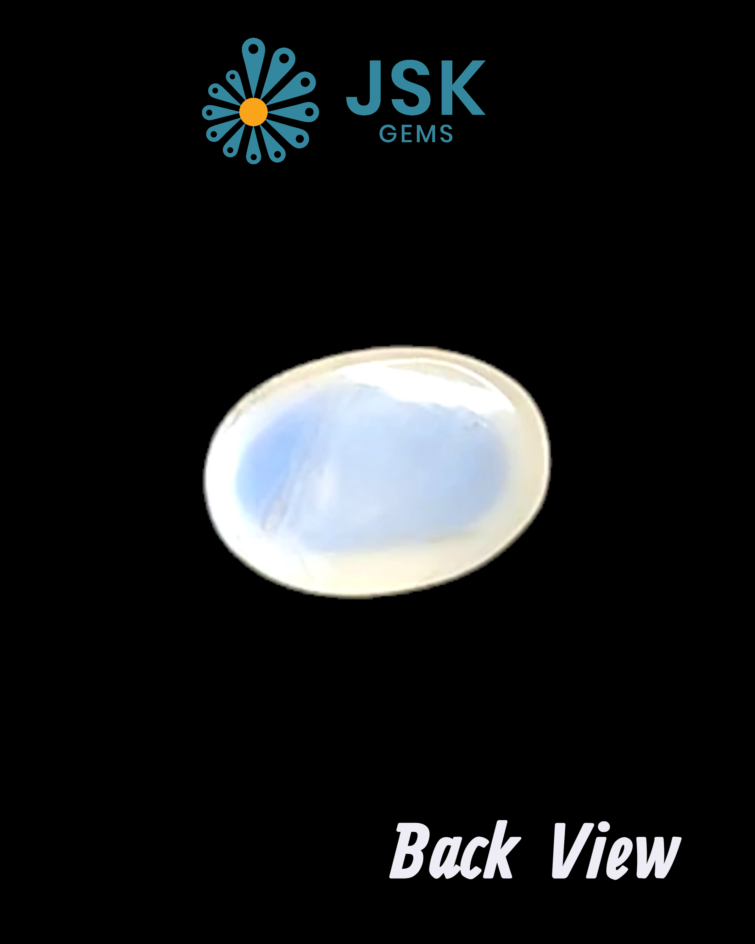 JTL Certified 5.35 Ct - 5.94 Ratti Natural Moonstone - Chandrakantmani