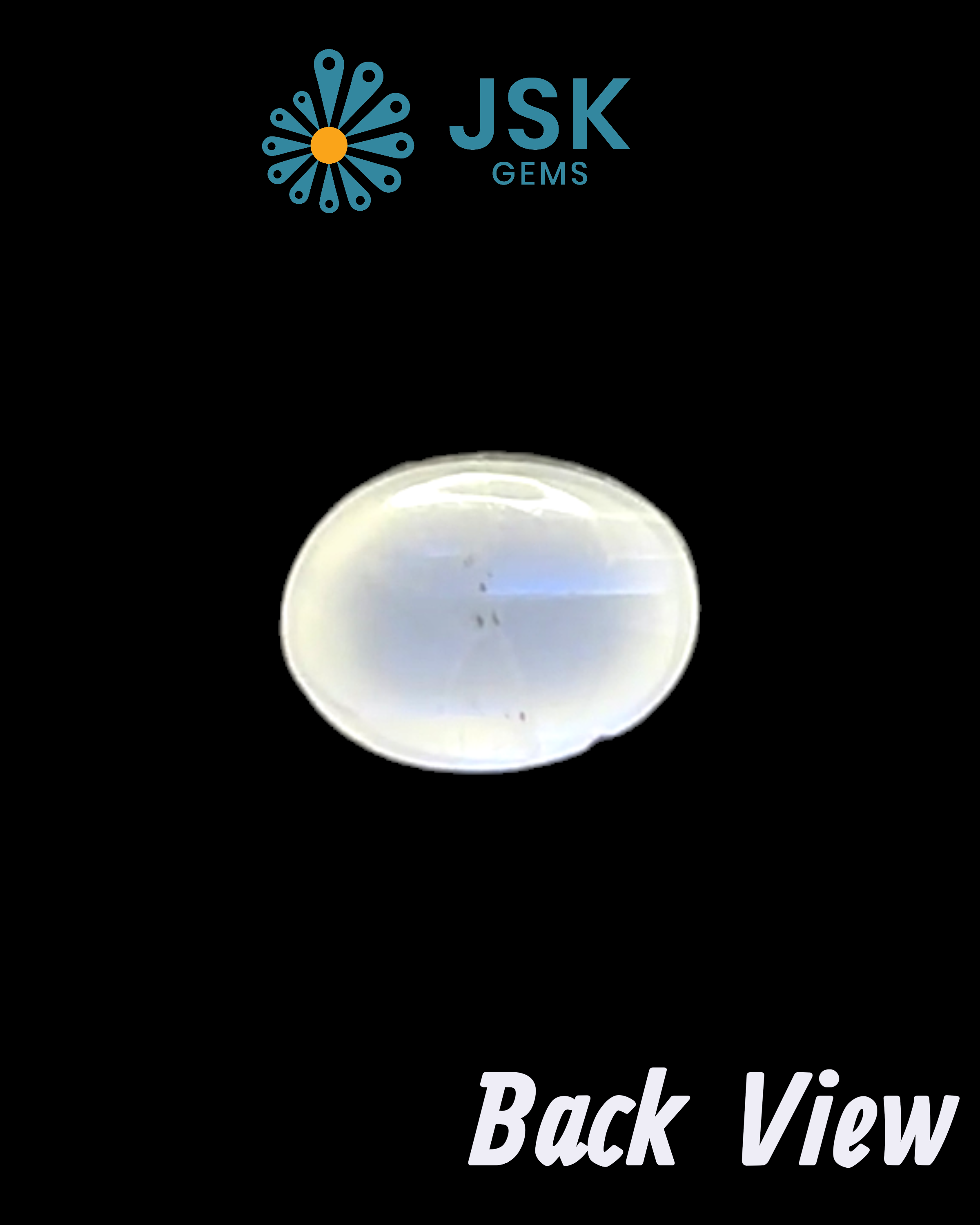JTL Certified 5.54 Ct - 6.16 Ratti Natural Moonstone - Chandrakantmani