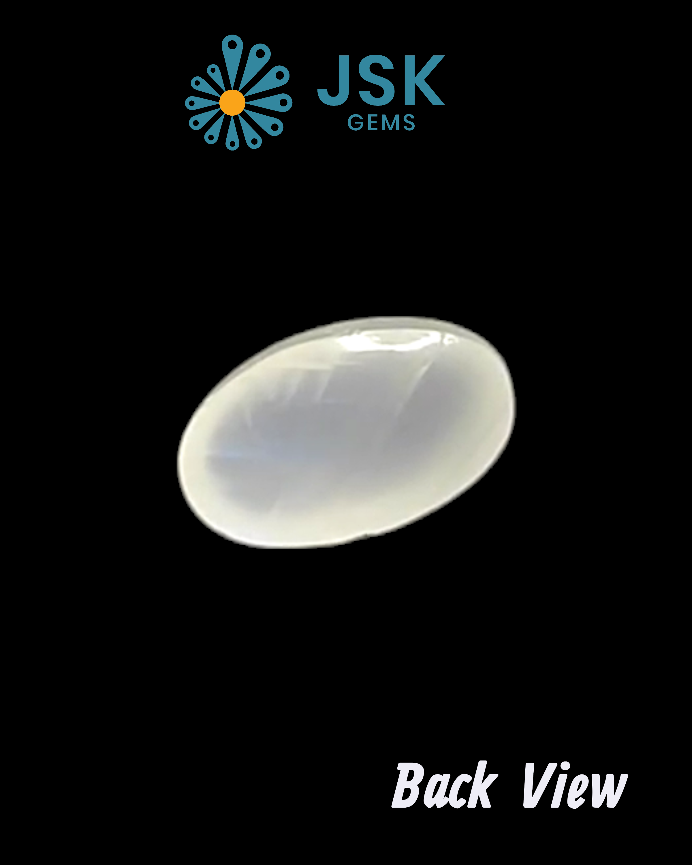 JTL Certified 6.15 Ct - 6.83 Ratti Natural Moonstone - Chandrakantmani