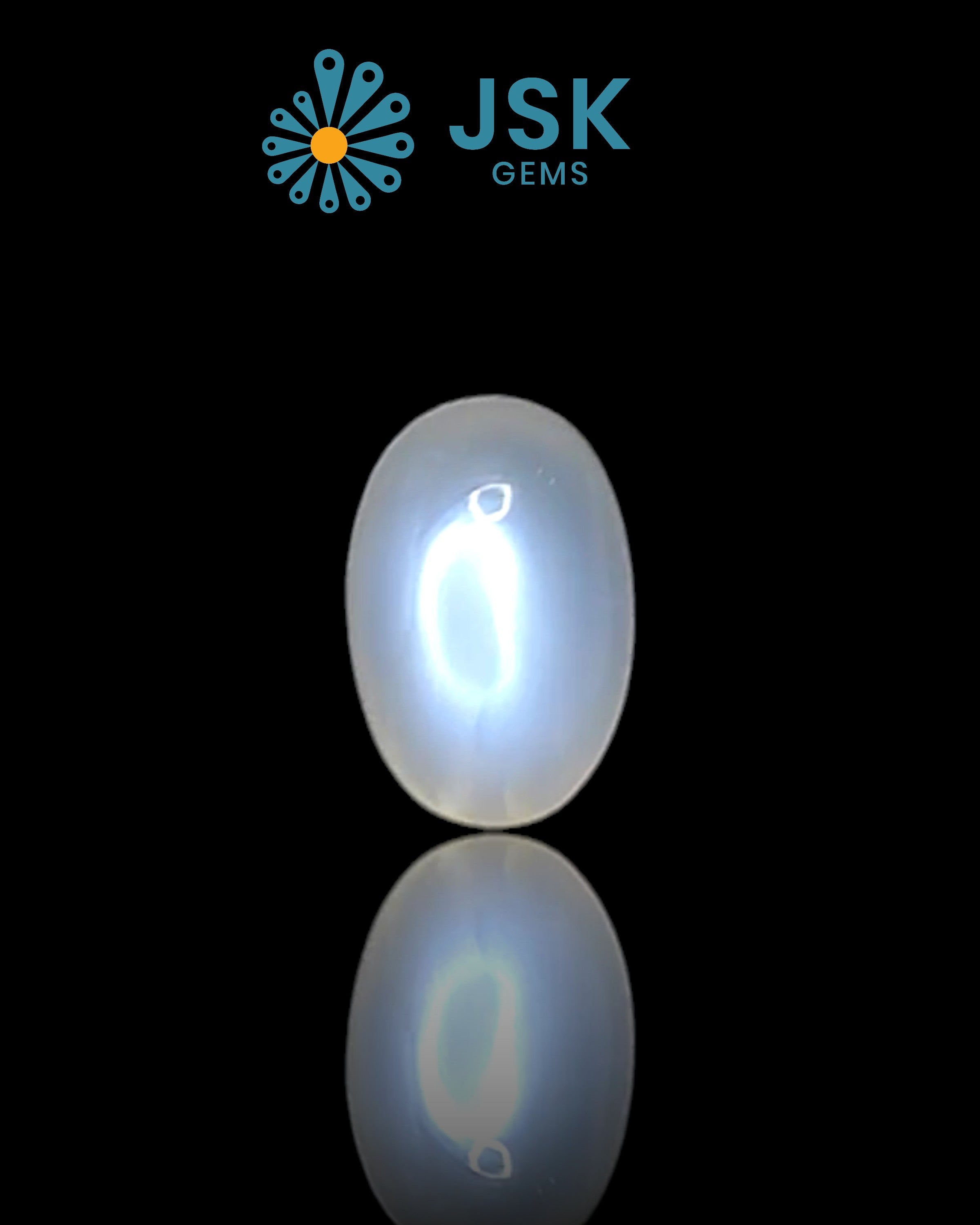JTL Certified 6.66 Ct - 7.40 Ratti Natural Moonstone - Chandrakantmani