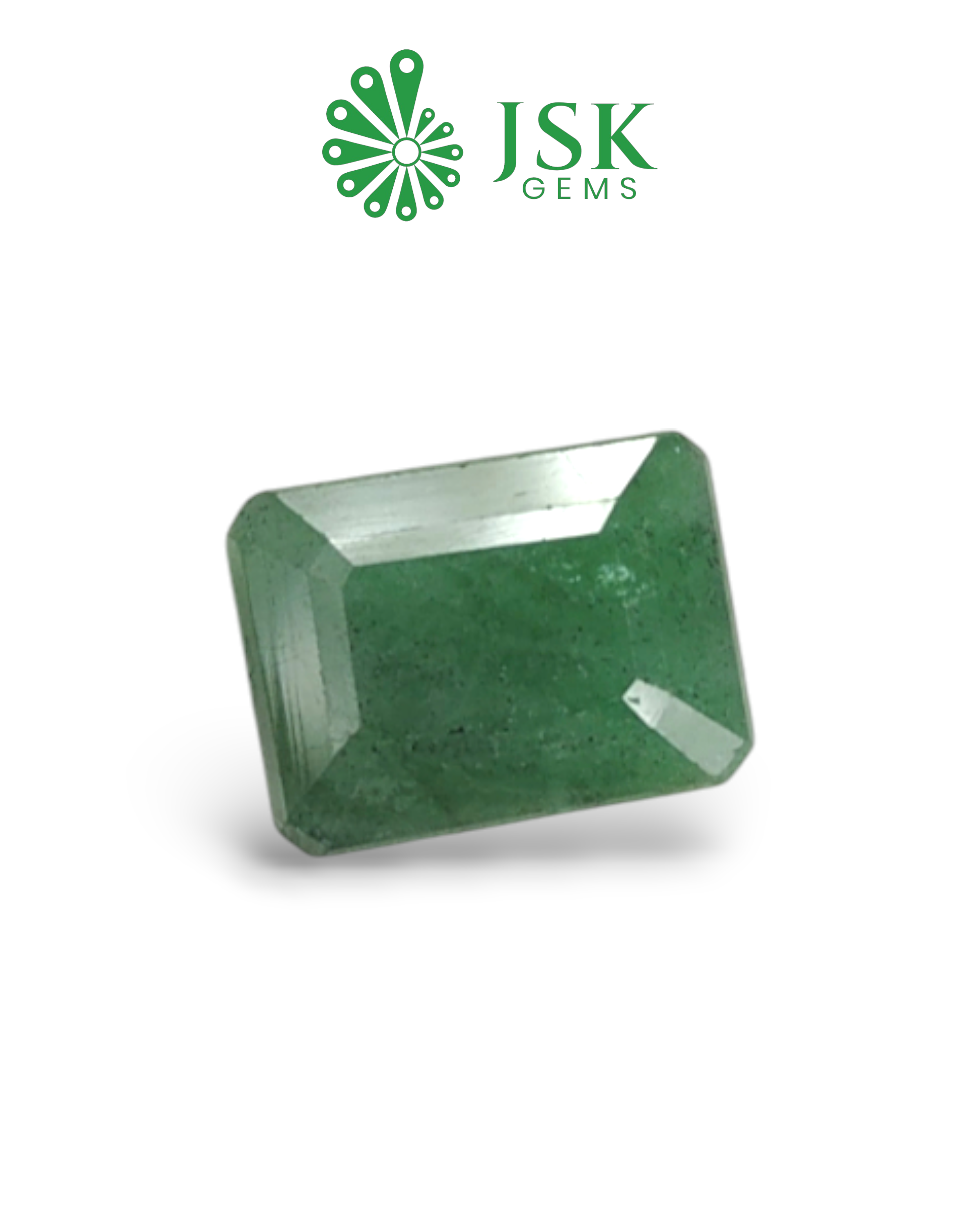 Premium Grade 7.14 Ct - 7.93 Ratti Natural Emerald - Panna