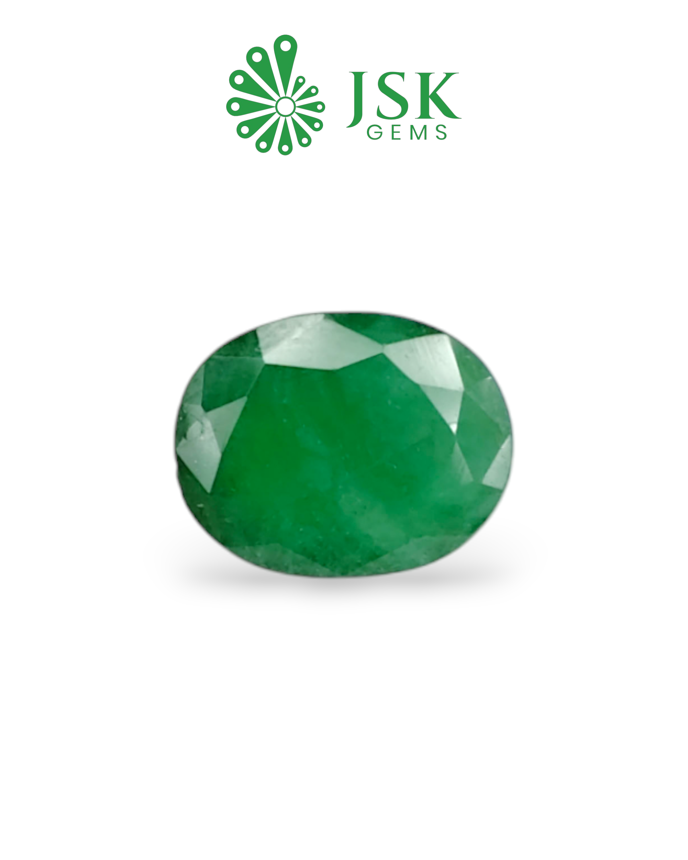 Premium Grade 7.40 Ct - 8.22 Ratti Natural Emerald - Panna