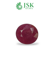 IIGJ Certified 5.36 Ct - 5.95  Ratti Unheated Untreated Natural Ruby Manik