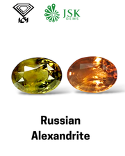 IGI Certified 1.76 Ct Natural Russia Alexandrite