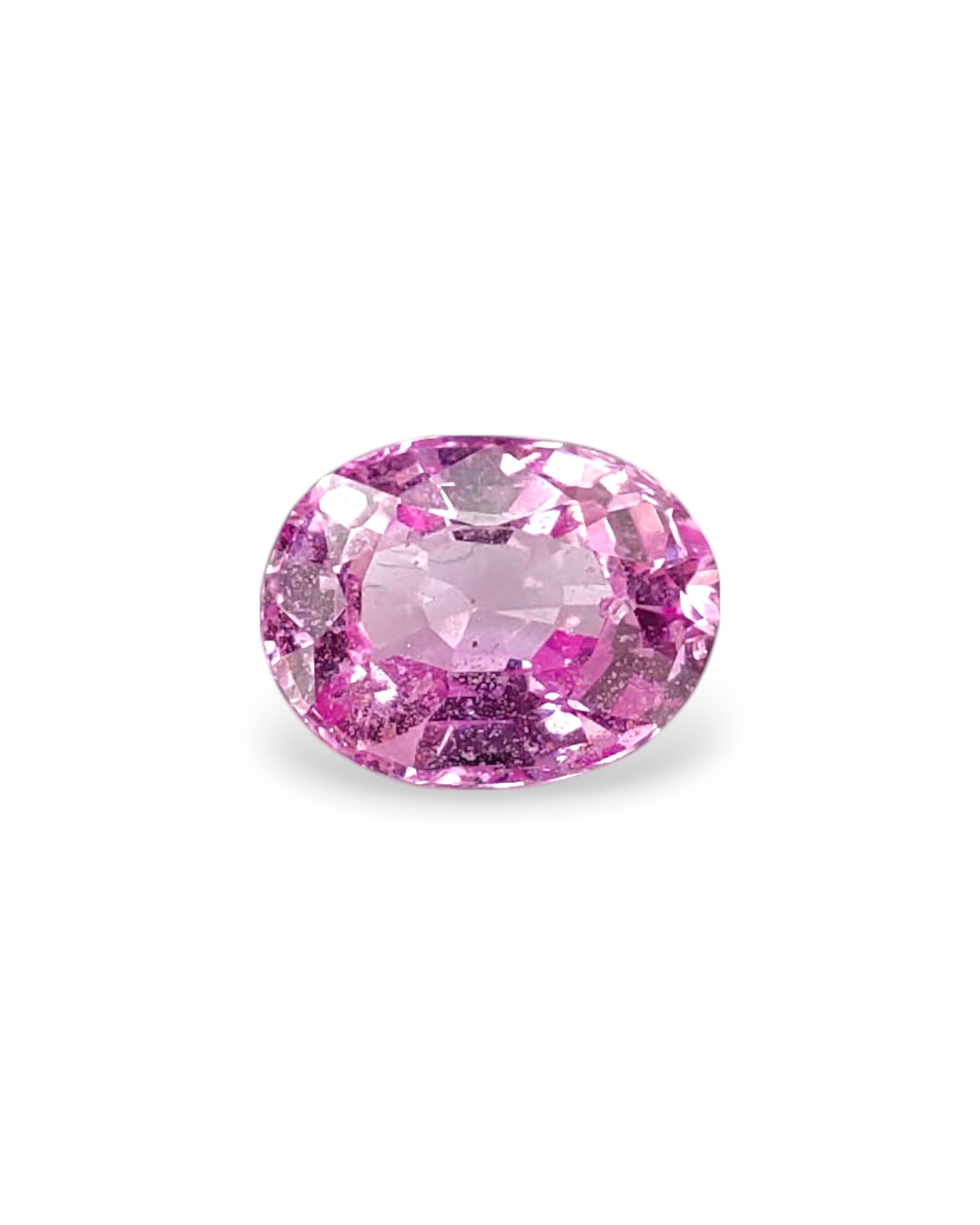 Top Grade 2.33 Ct - 2.58 Ratti Natural Unheated Ceylon Pink Sapphire