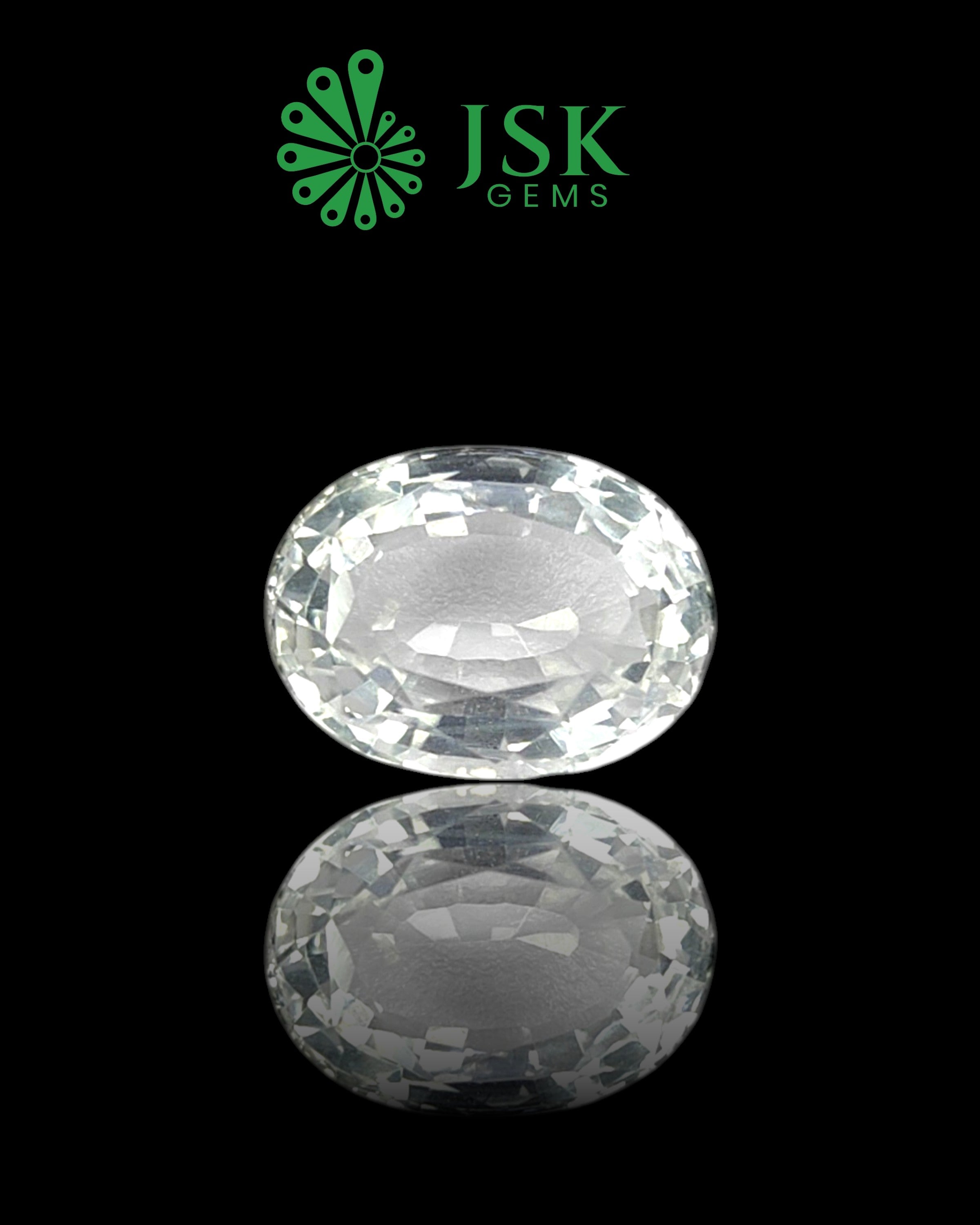 Premium Grade 8.32 Ct - 9.24 Ratti Natural Colorless Quartz - Sphatik