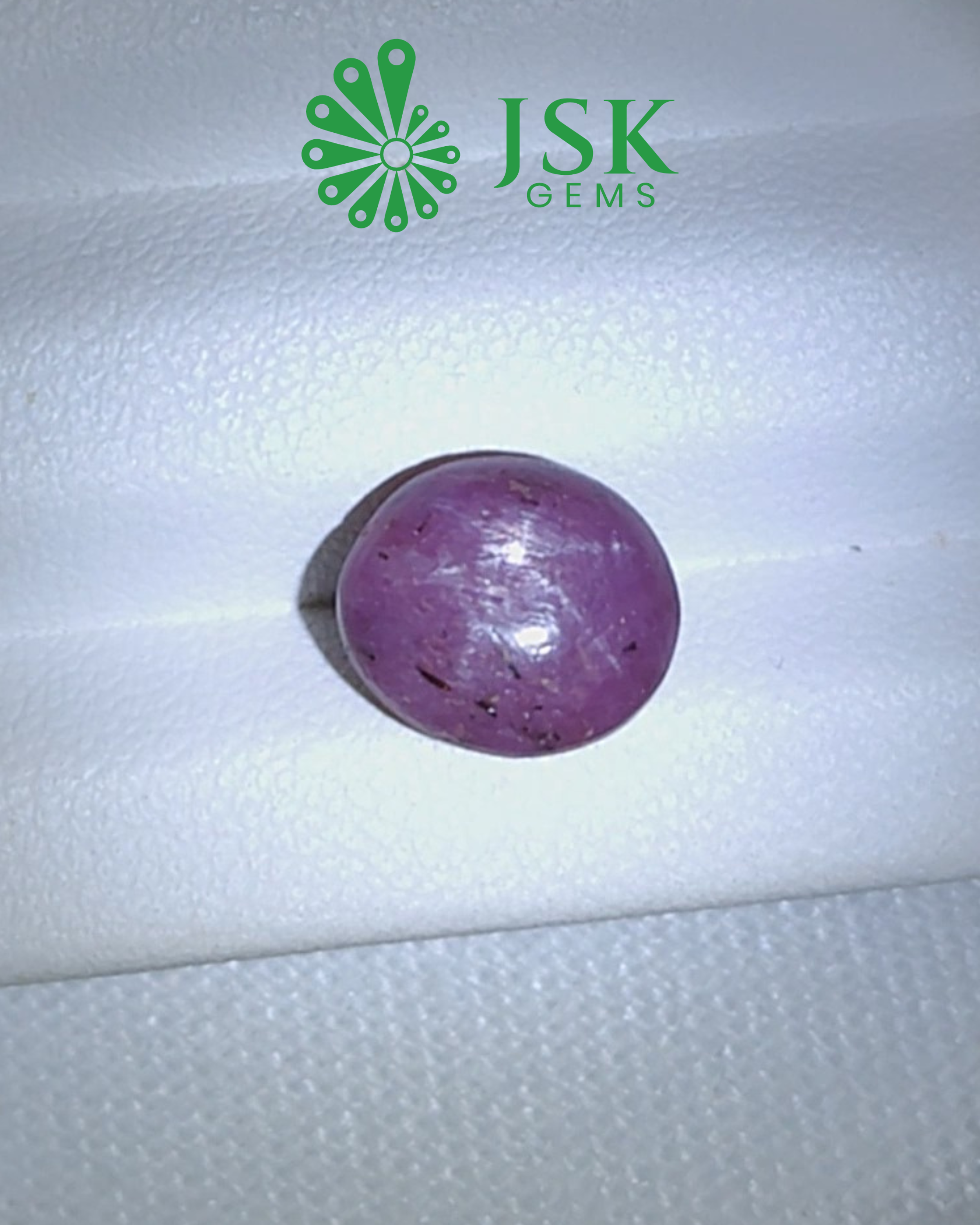 Certified 5.87 Ct - 6.52 Ratti Unheated Untreated Natural Star Ruby - Manik