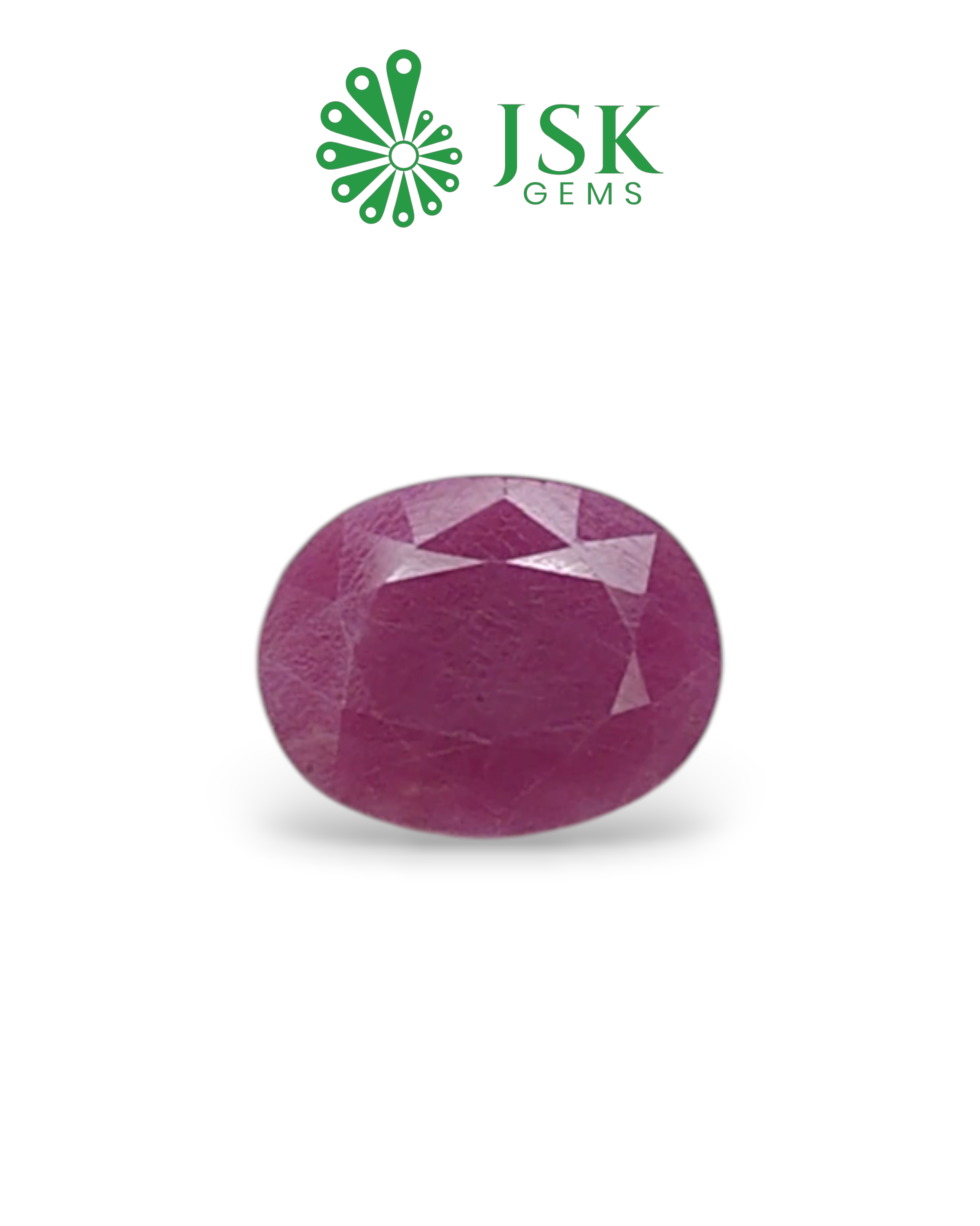 IIGJ Certified 6.83 Ct - 7.58 Ratti Unheated Untreated Natural Ruby Manik