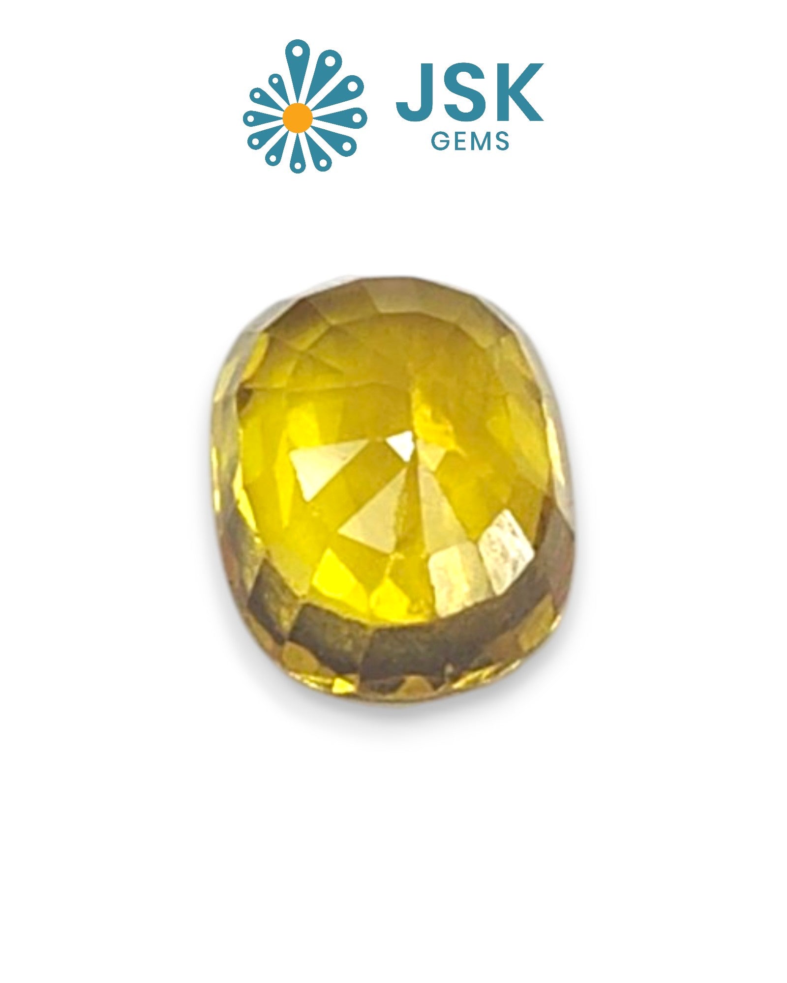 Top Grade 5.93 Ct - 6.59 Ratti Natural Bangkok Yellow Sapphire - Pukhraj