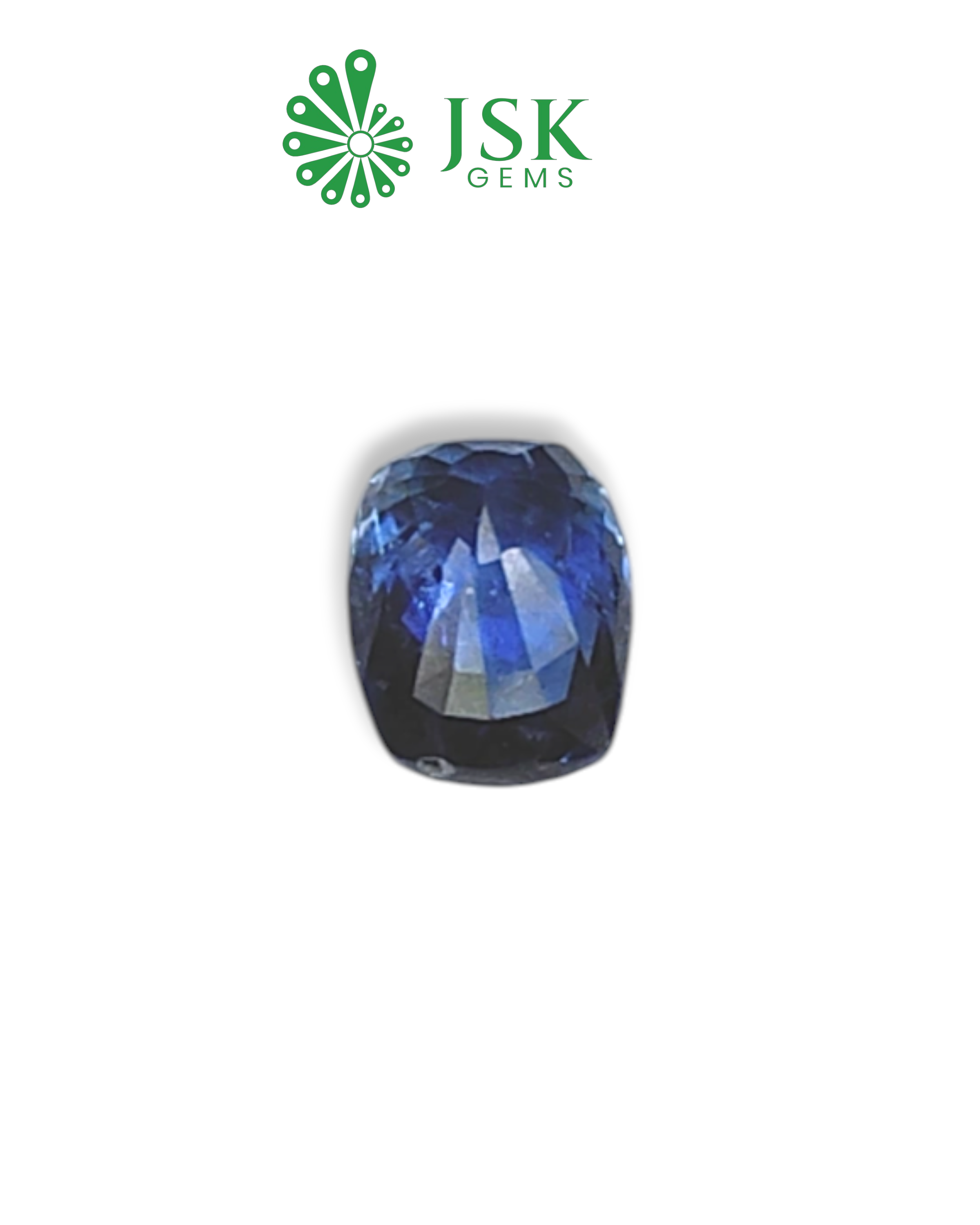 IGI CERTIFIED 4.14 CT NATURAL KASHMIR SAPPHIRE