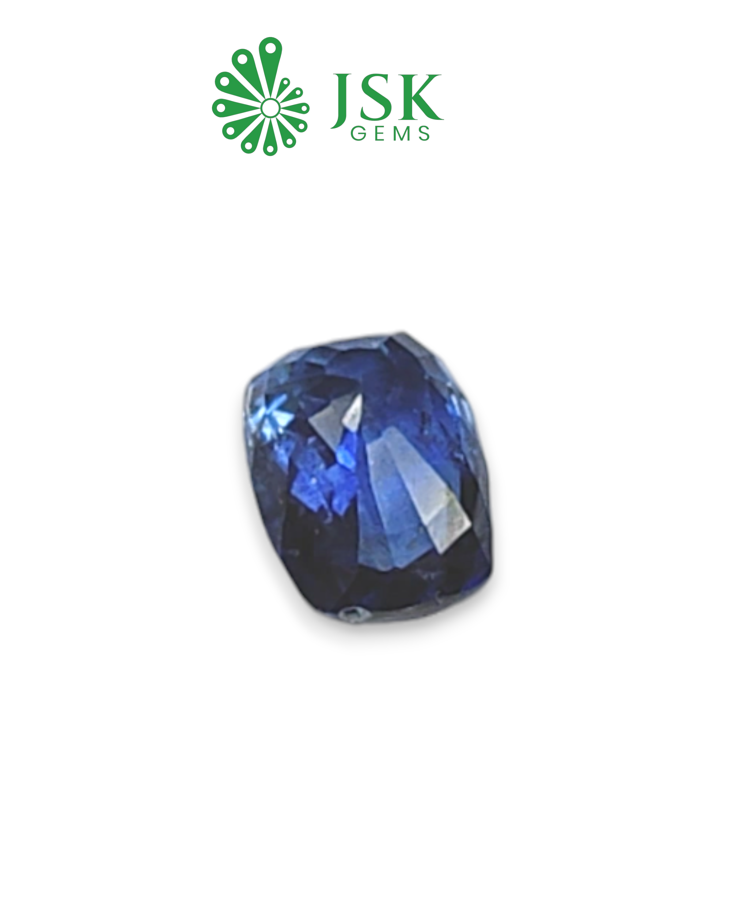 IGI CERTIFIED 4.14 CT NATURAL KASHMIR SAPPHIRE