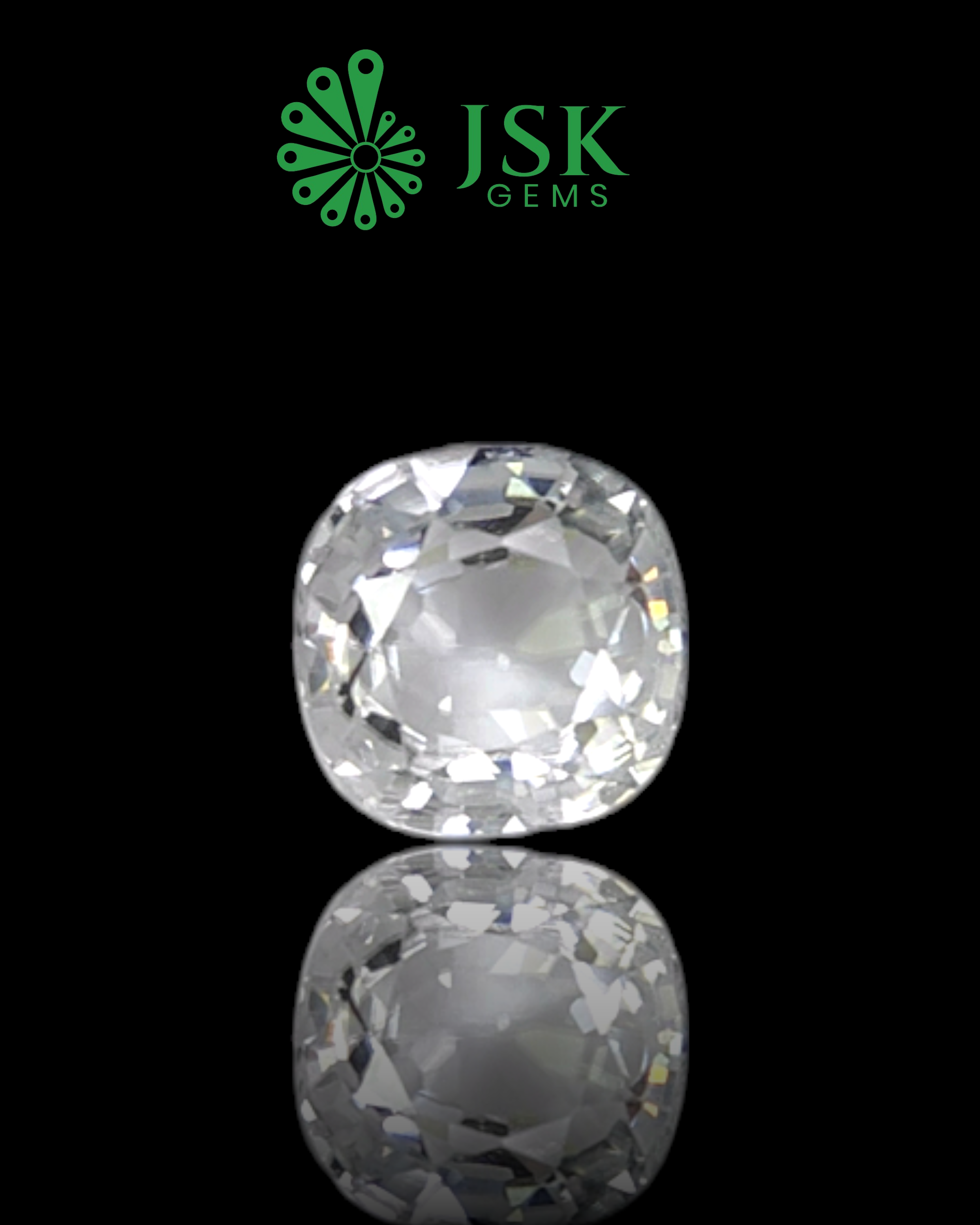 Top Grade 10.28 Ct - 11.42 Ratti  Natural White Zircon