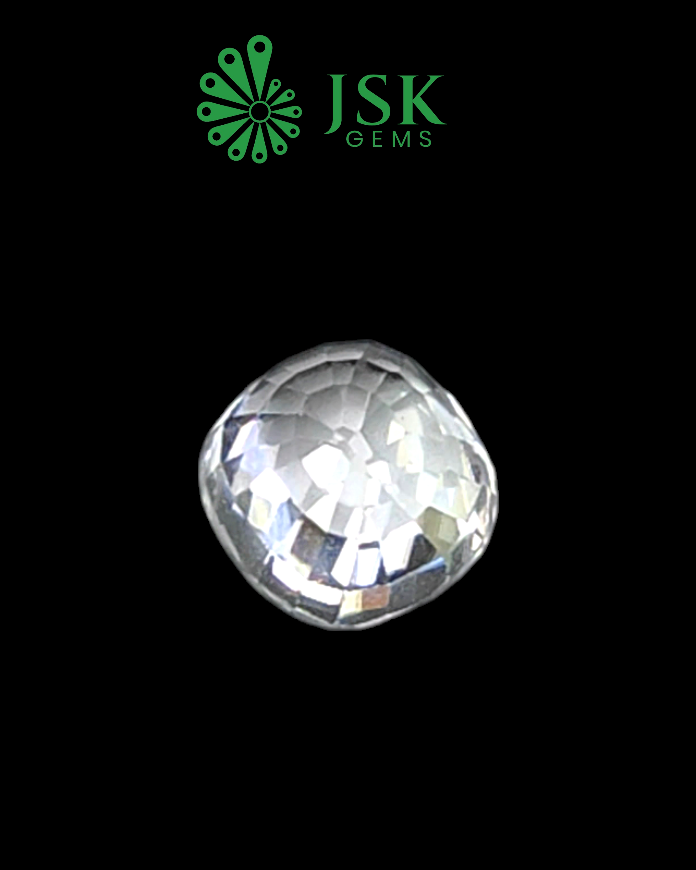 Top Grade 10.28 Ct - 11.42 Ratti  Natural White Zircon
