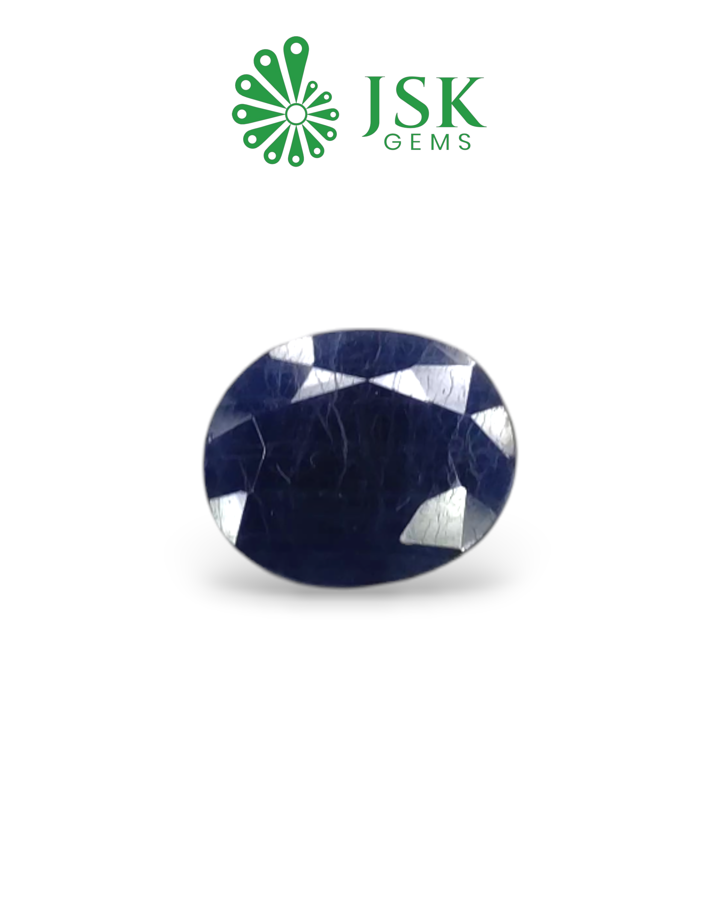 GTL Certified 6.79 Ct - 7.54 Ratti Natural Unheated Blue Sapphire-Neelam