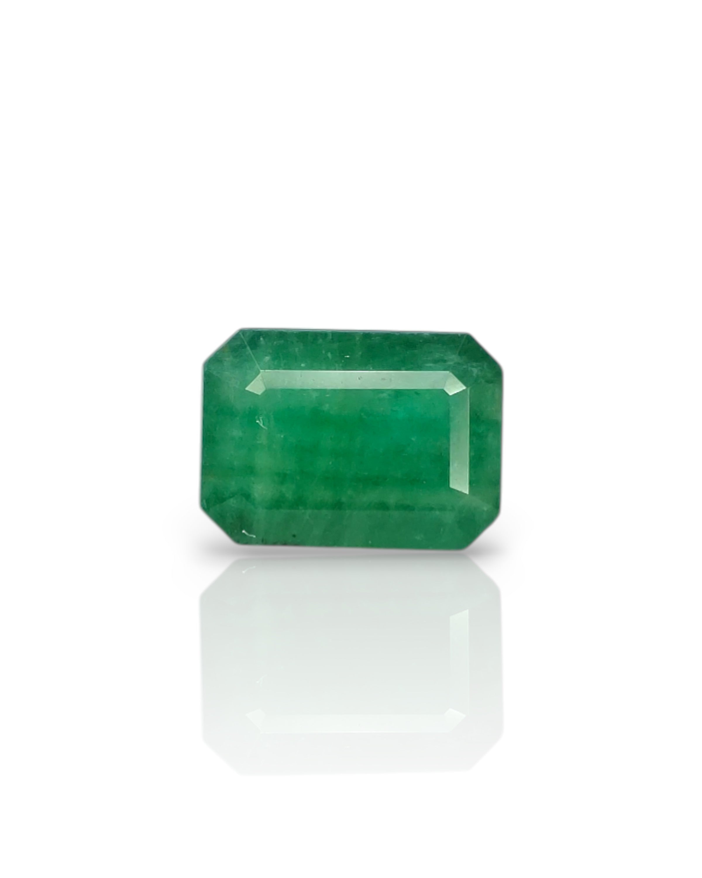 Premium Grade 6.45 Ct - 7.16 Ratti Natural Emerald - Panna