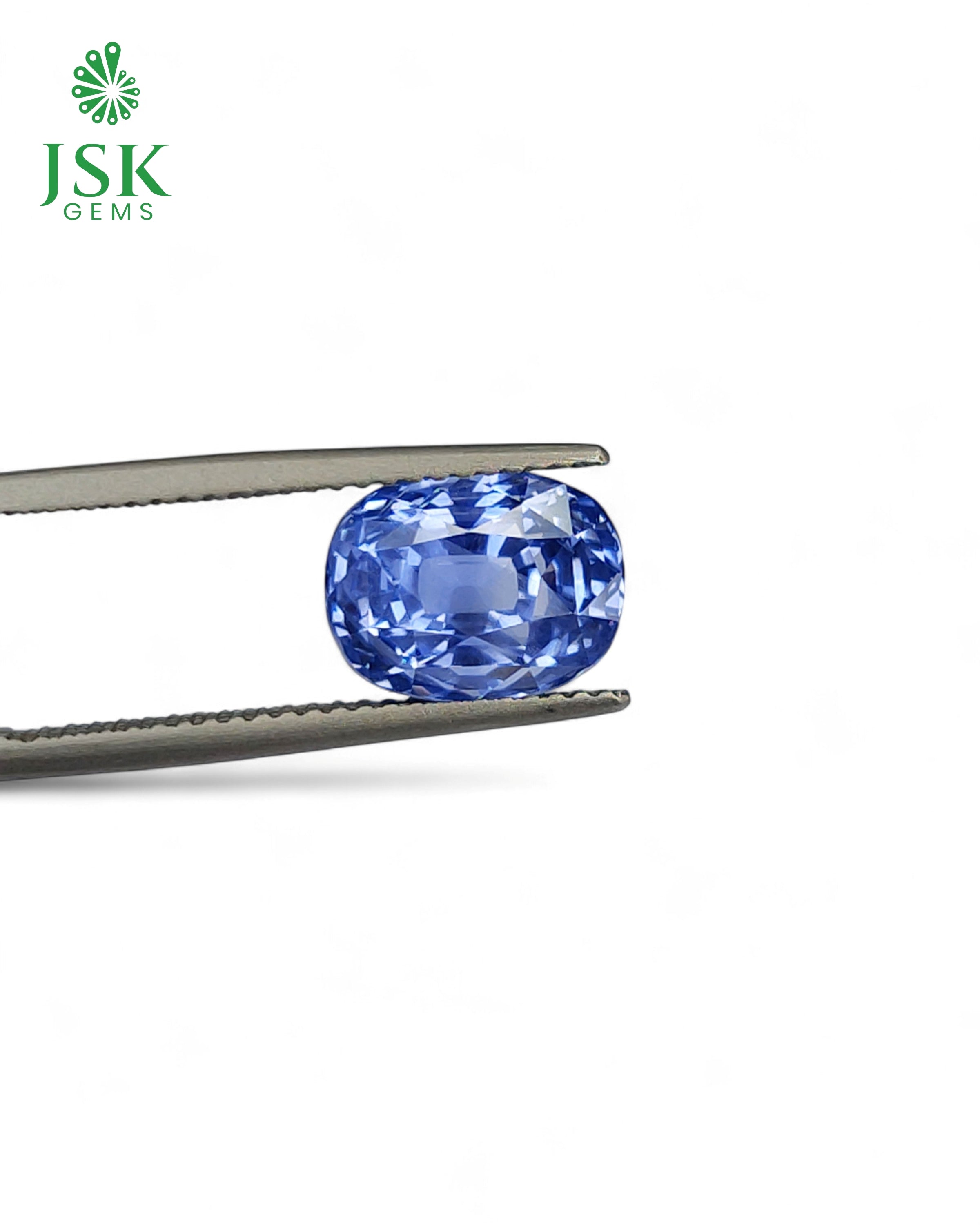 IGI Certified 5.58 Ct - 6.20 Ratti Natural Unheated Burma Blue Sapphire - Neelam