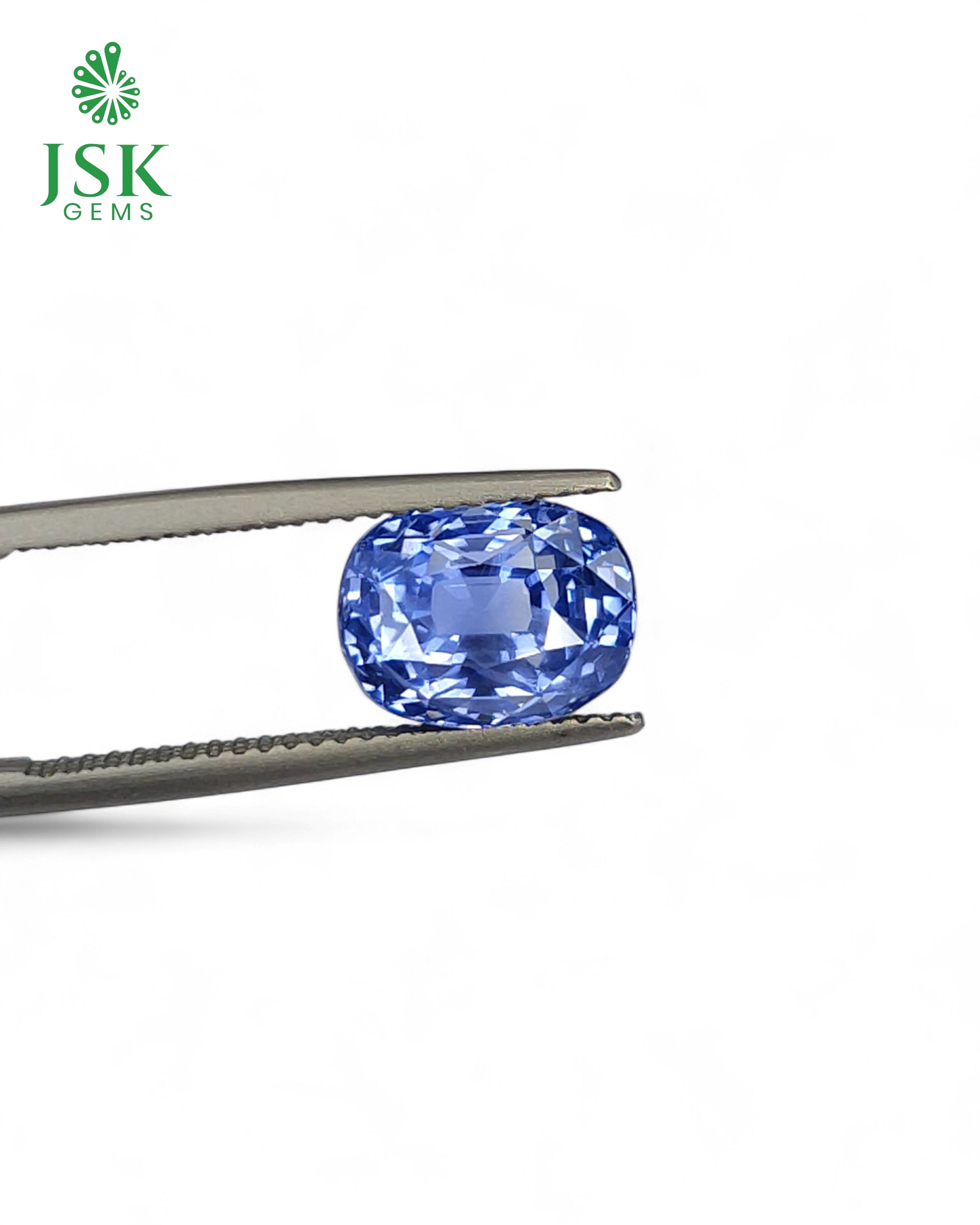 IGI Certified 5.58 Ct - 6.20 Ratti Natural Unheated Burma Blue Sapphire - Neelam