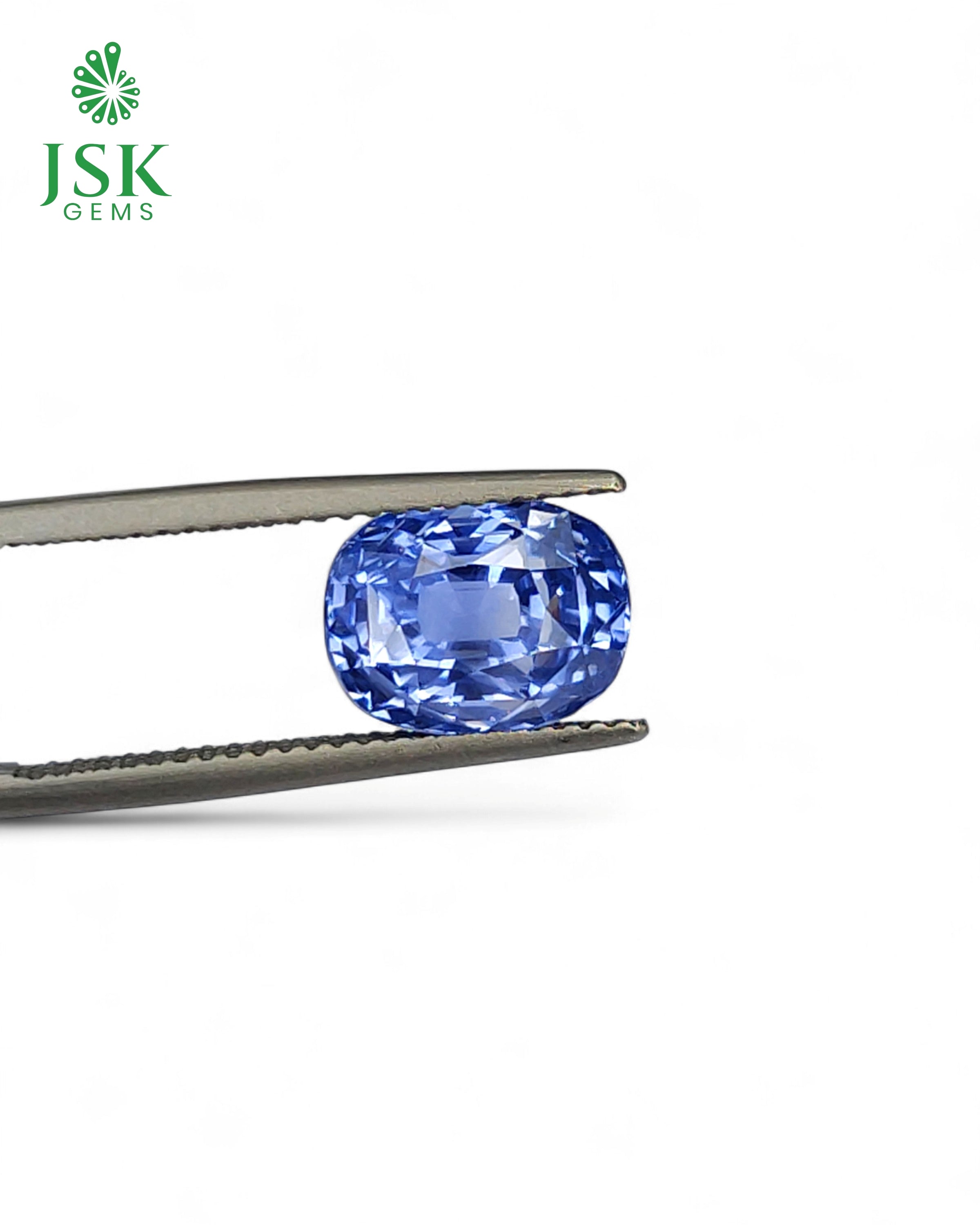 IGI Certified 5.58 Ct - 6.20 Ratti Natural Unheated Burma Blue Sapphire - Neelam